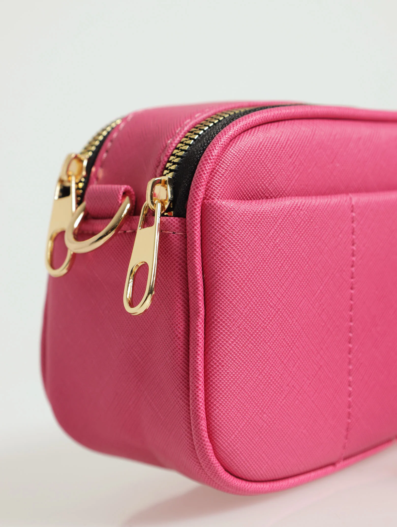Double Zip Satchel - Pink - Image 2