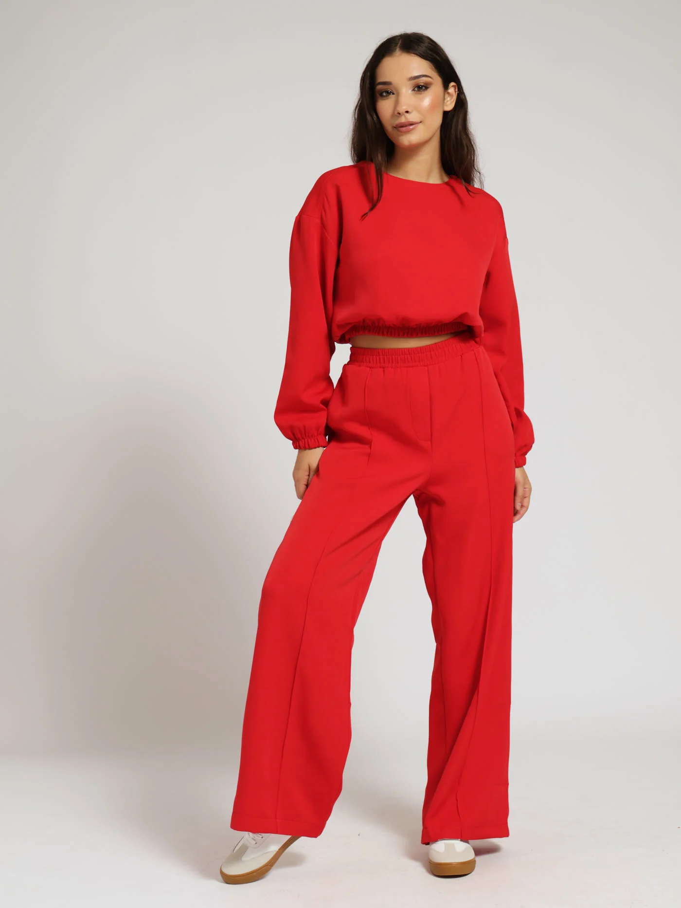Elasticated Barbi Pullover - Red - Image 4