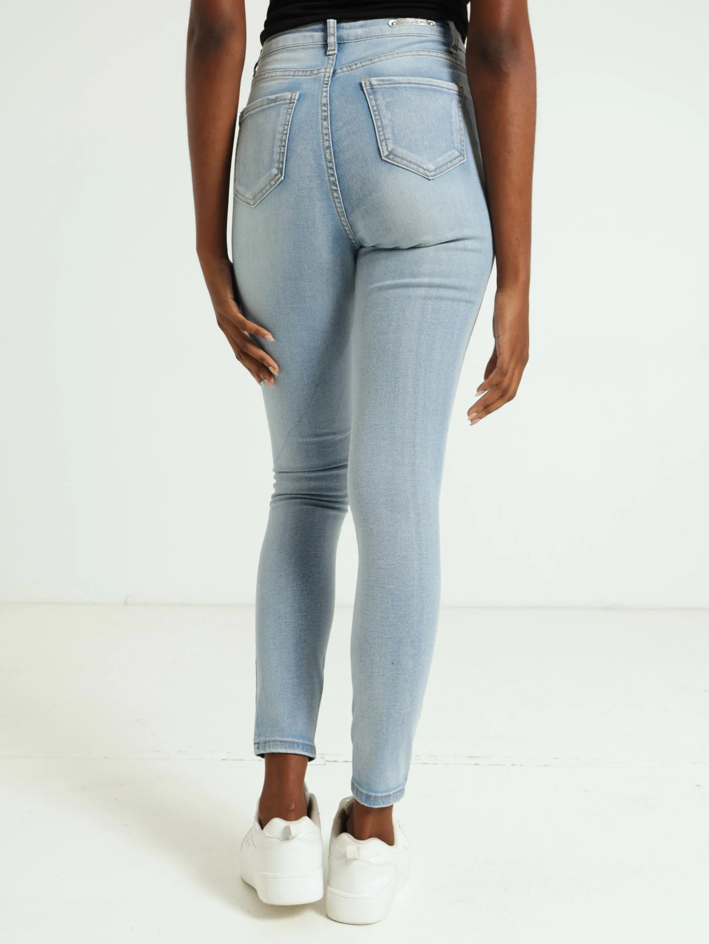 Embellished Abraised Skinny Jean - Image 3