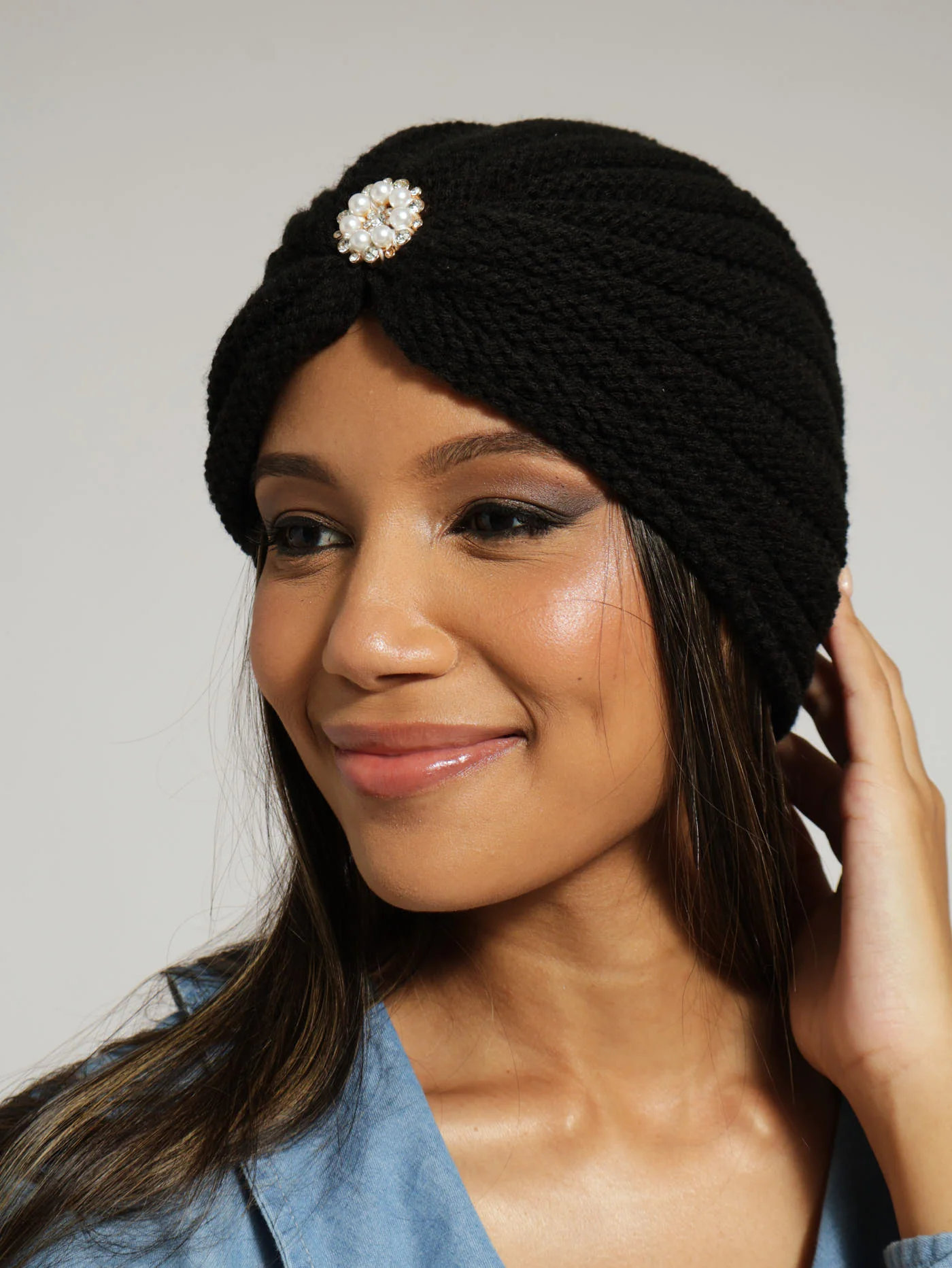 Embellished Turban - Black