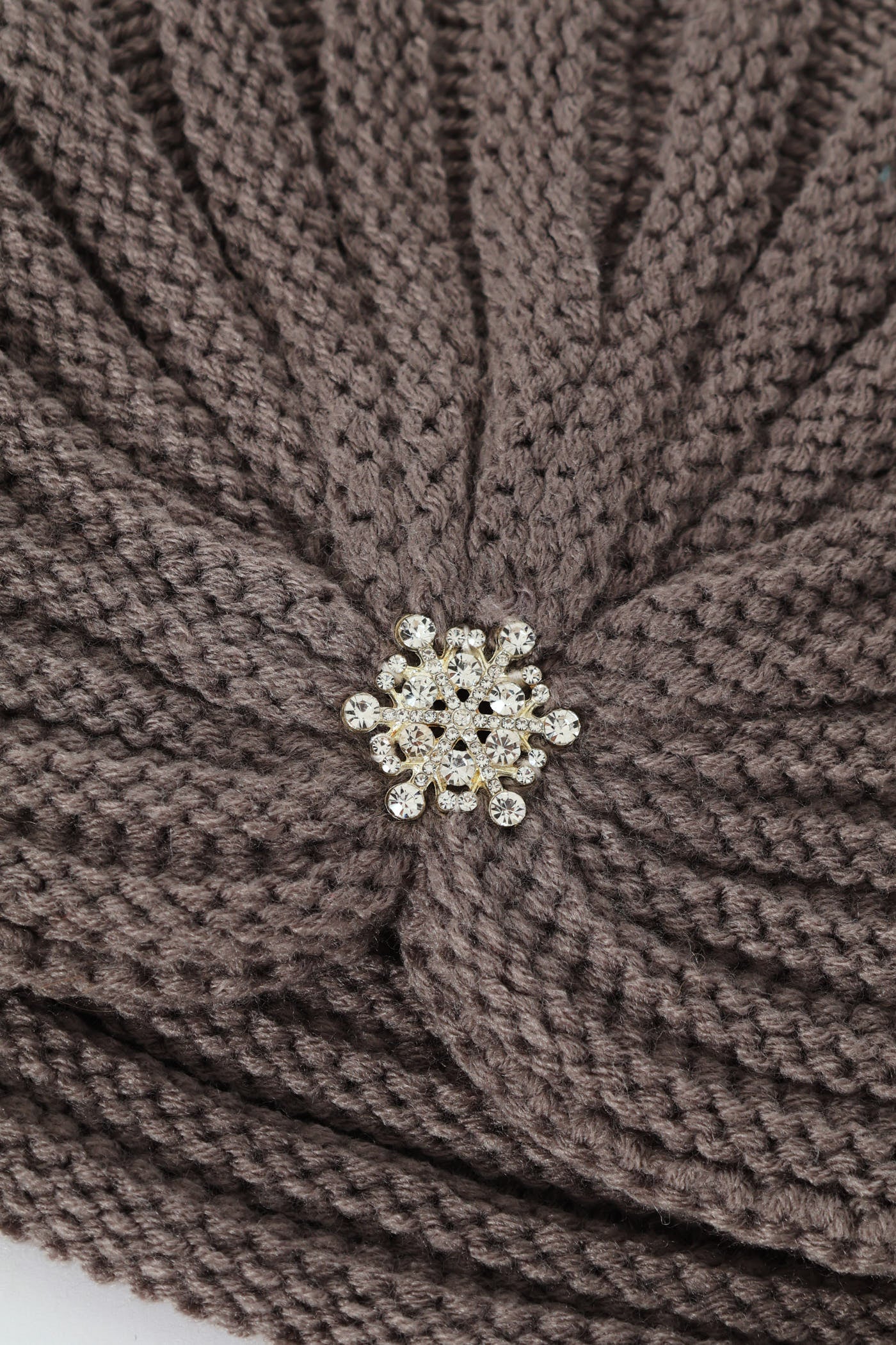 Embellished Turban - Charcoal - Image 2