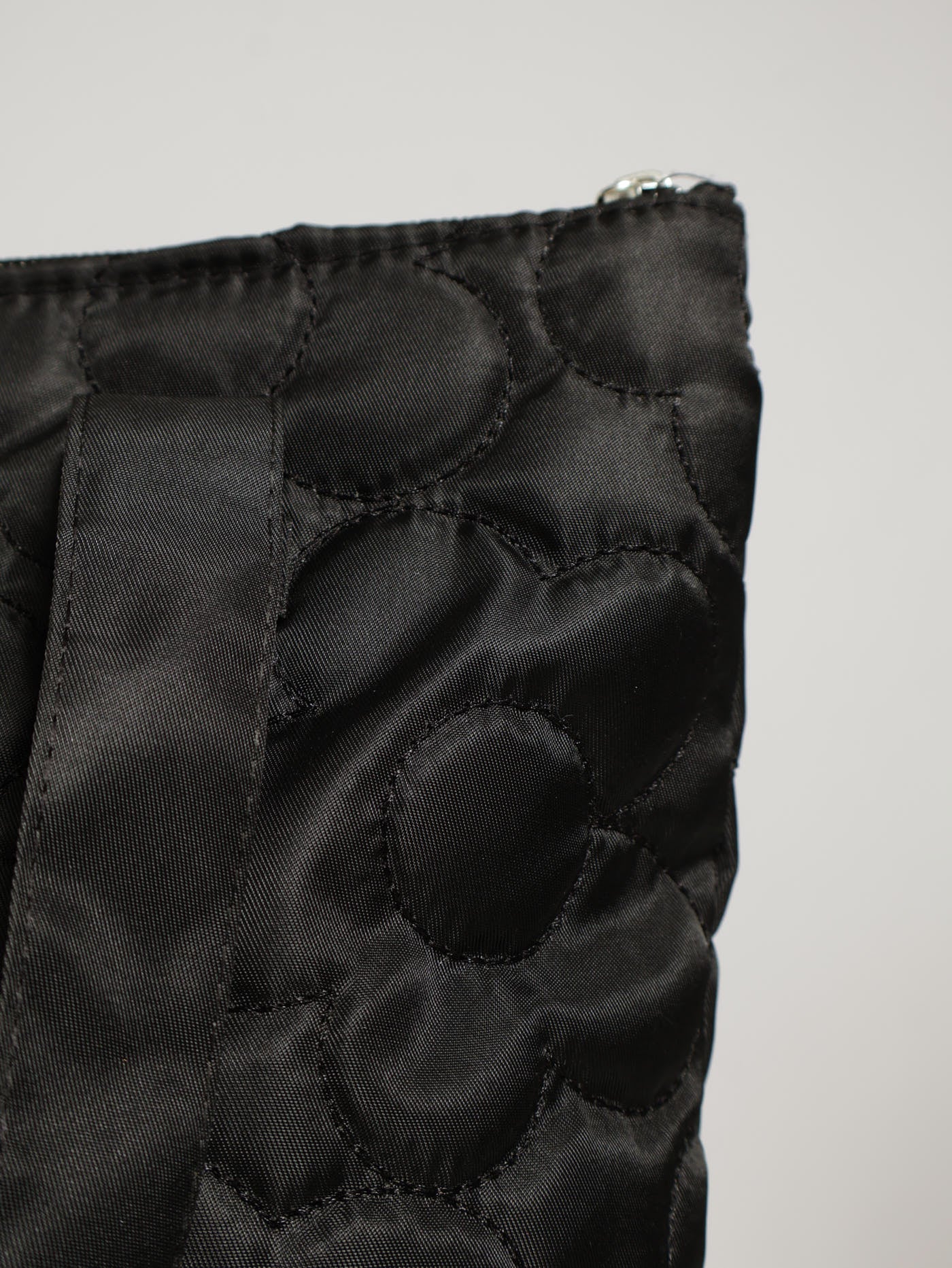 Embossed Flower Shopper Bag - Black - Image 3