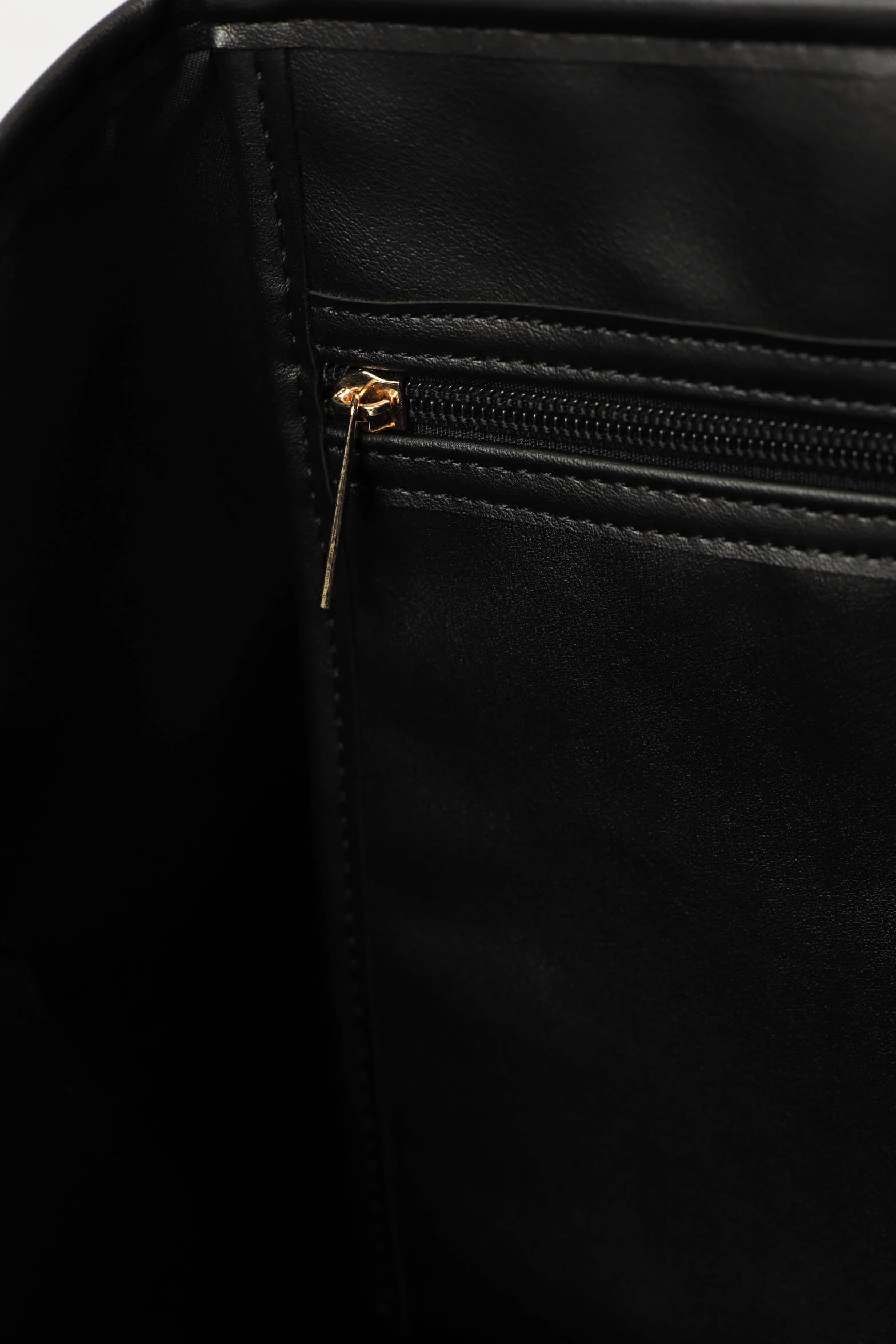Embossed Monogram Book Bag - Black/Gold - Image 4