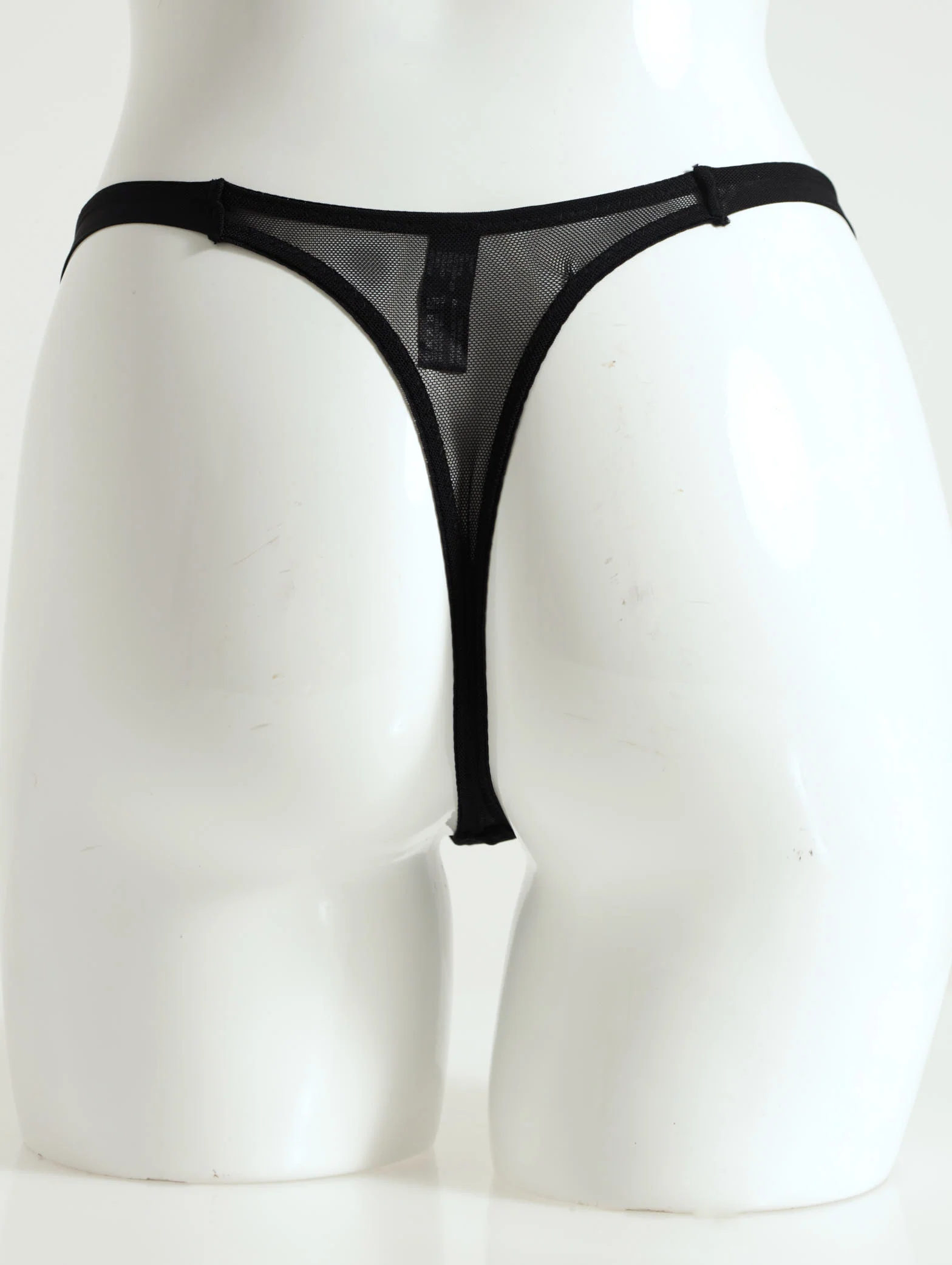 Embroidered 2-Tone Thong - Image 2