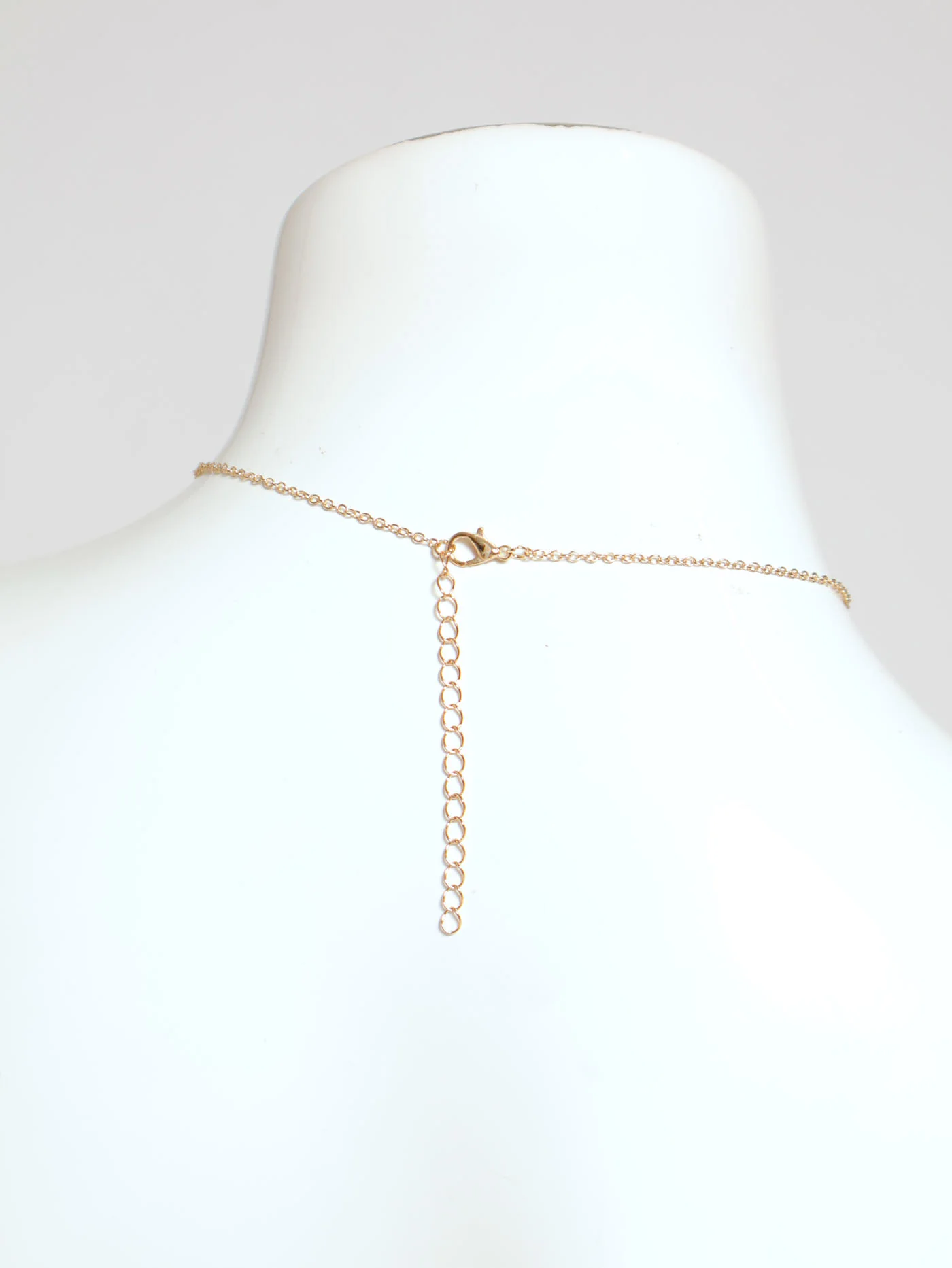 Enamel Butterfly Necklace & Earring Set - Gold - Image 6