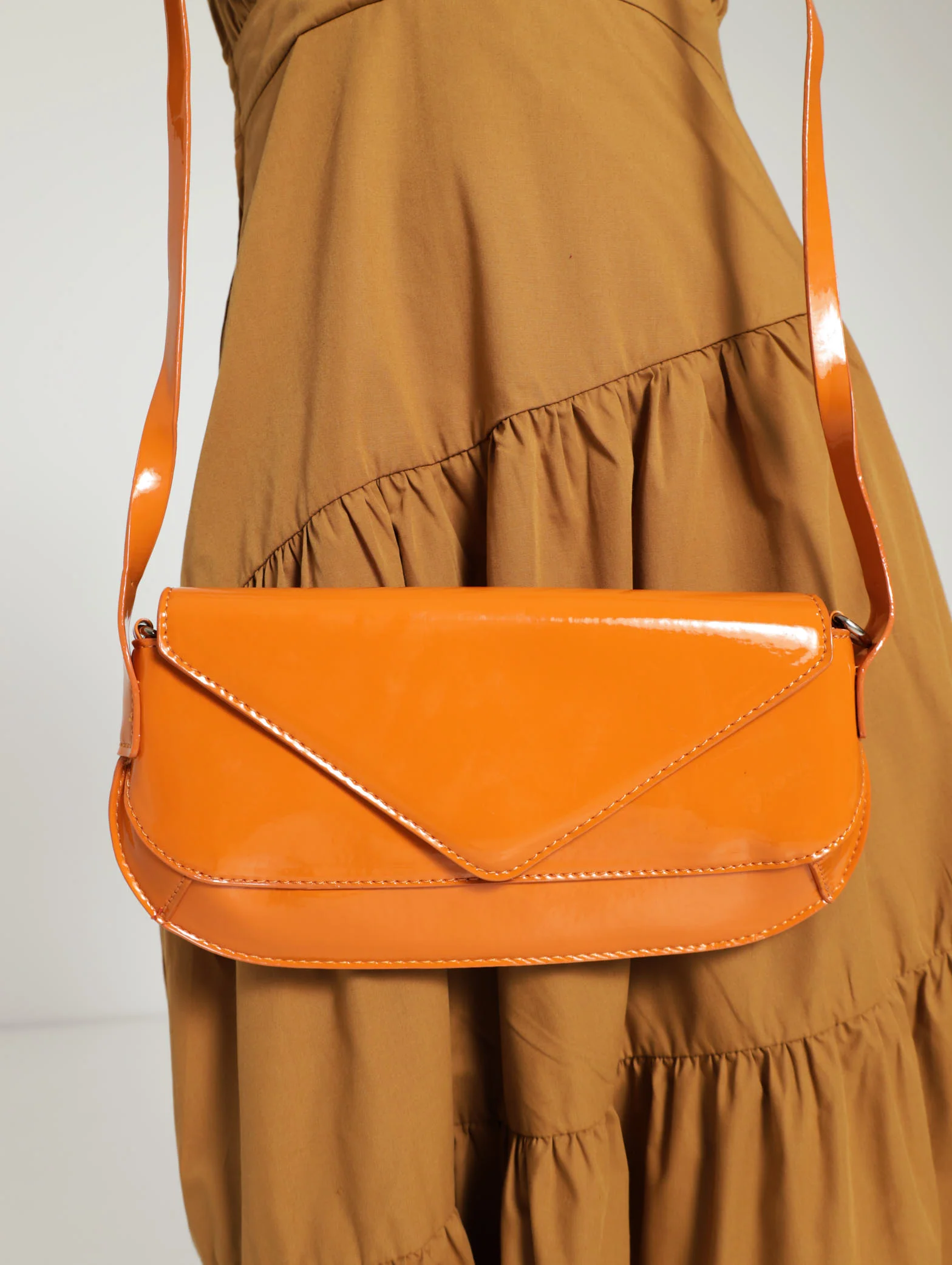 Envelope Flap Over Shoulder Bag