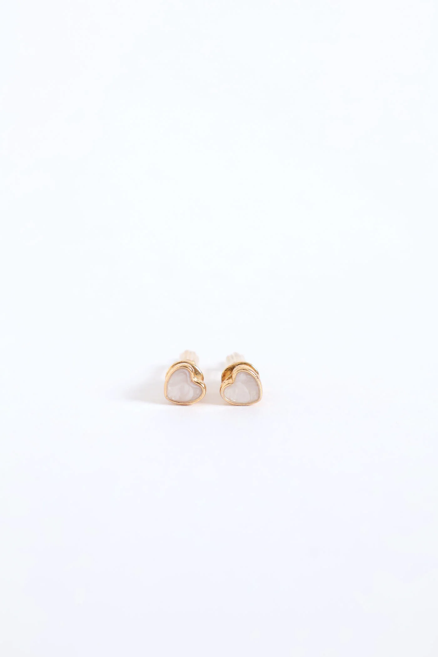Epoxy Africa Charm Necklace & Stud Earrings - White Gold - Image 4