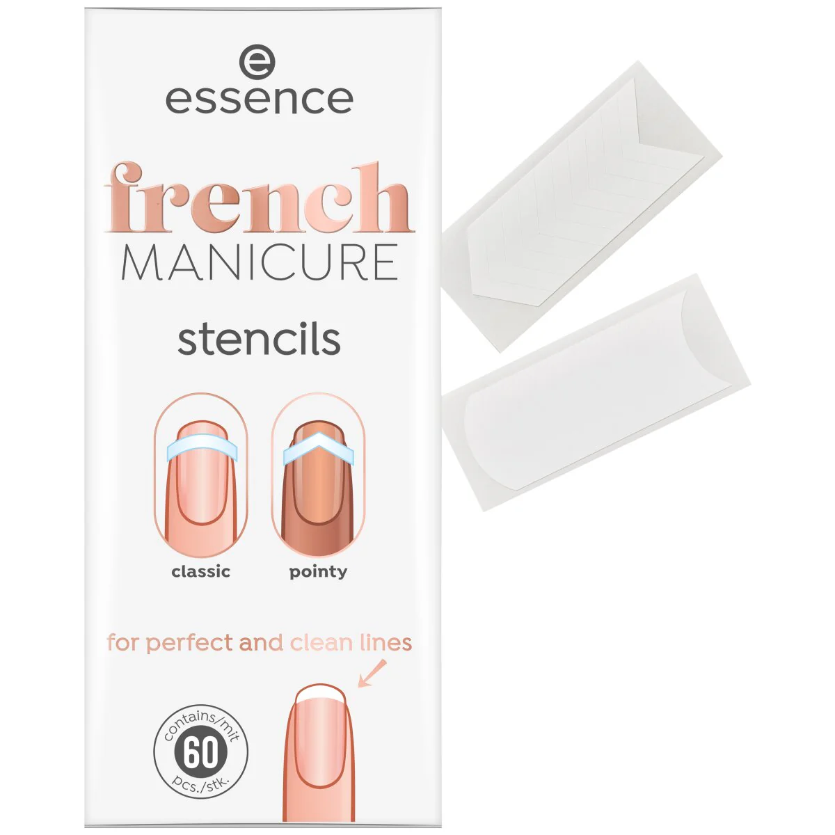 Essence French Manicure Stencils - Image 2
