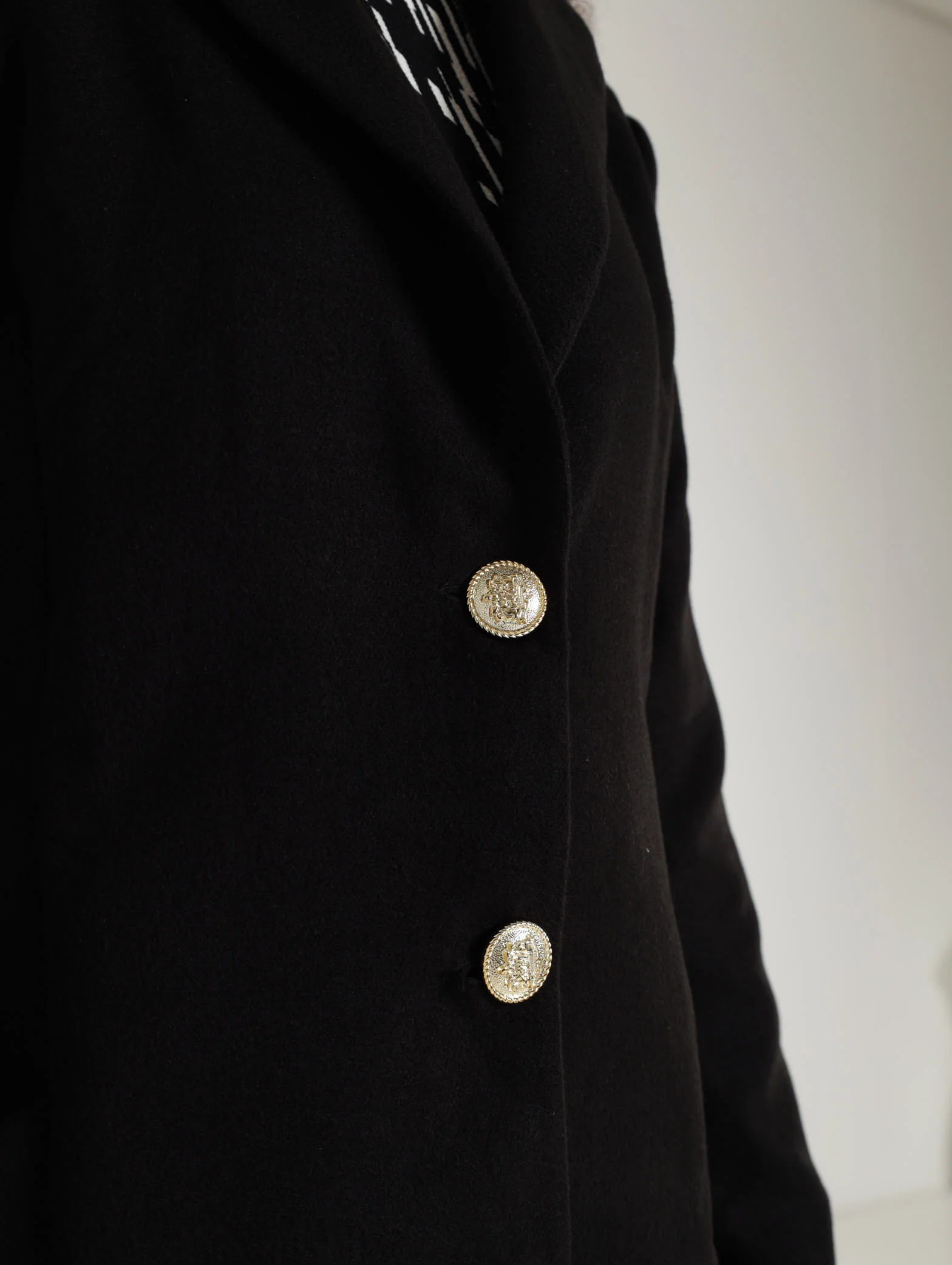 Fancy Button Melton Jacket - Image 5