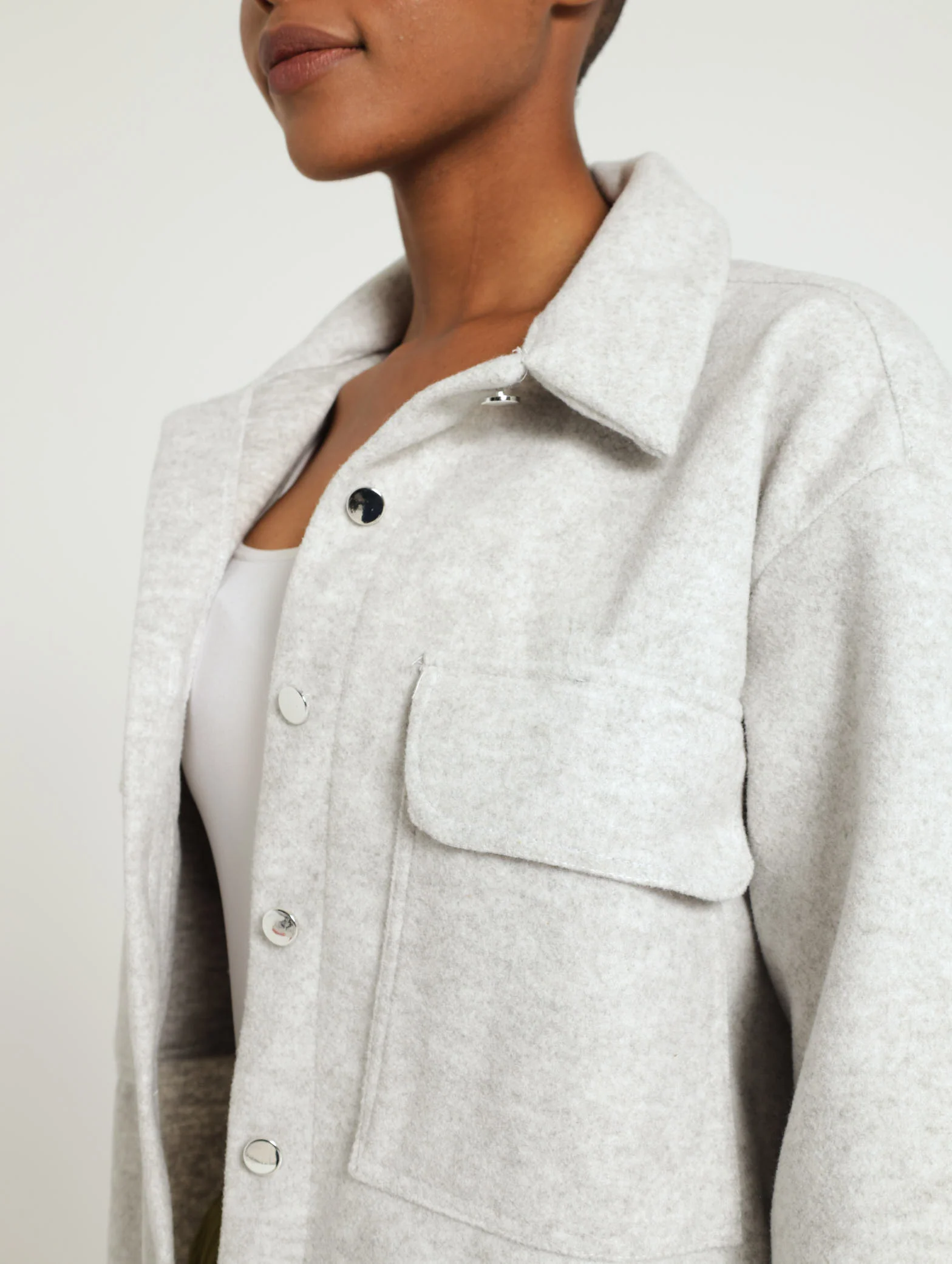 Fancy Button Shacket - Image 4