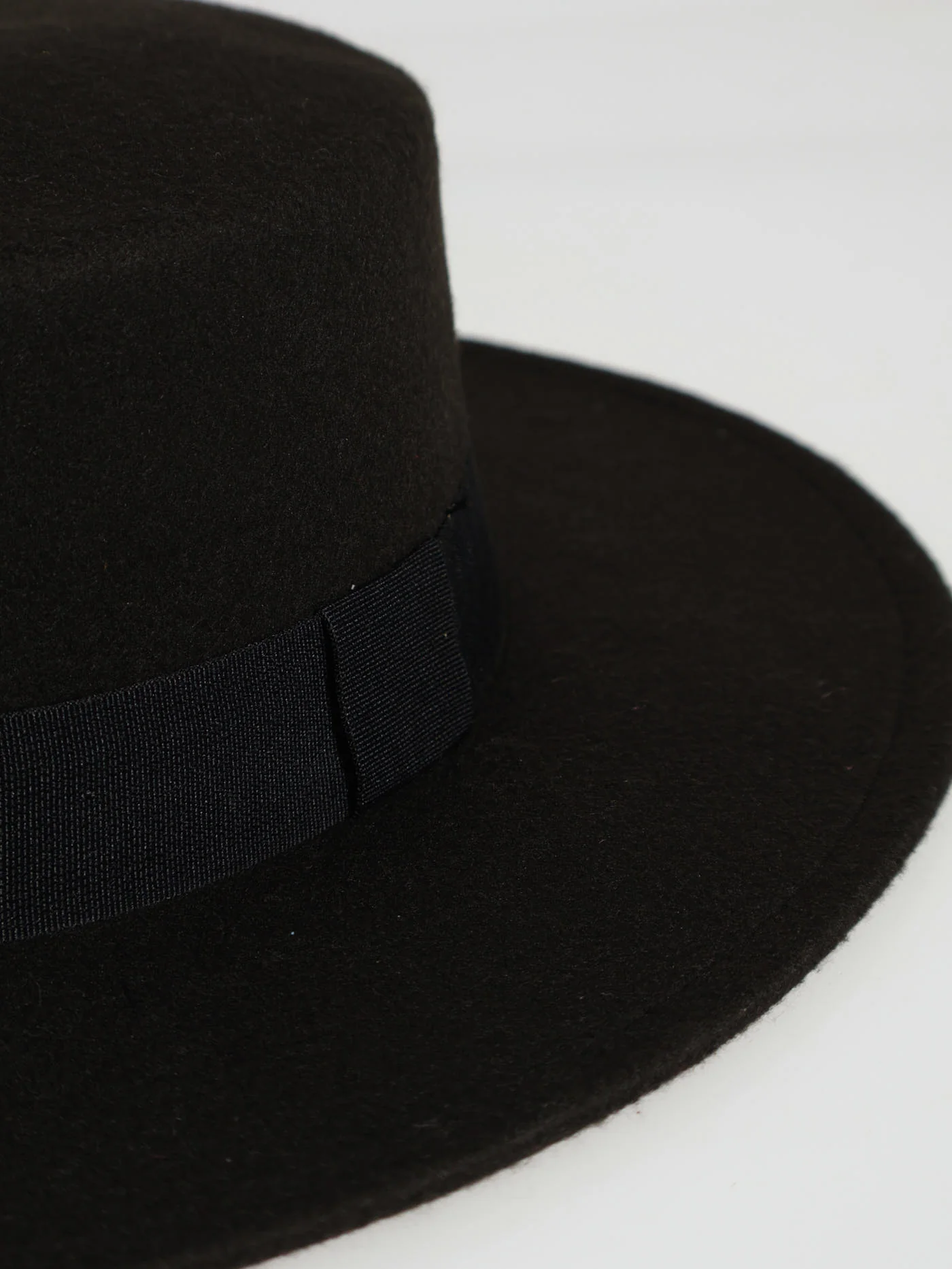 Felt Hat - Black - Image 2