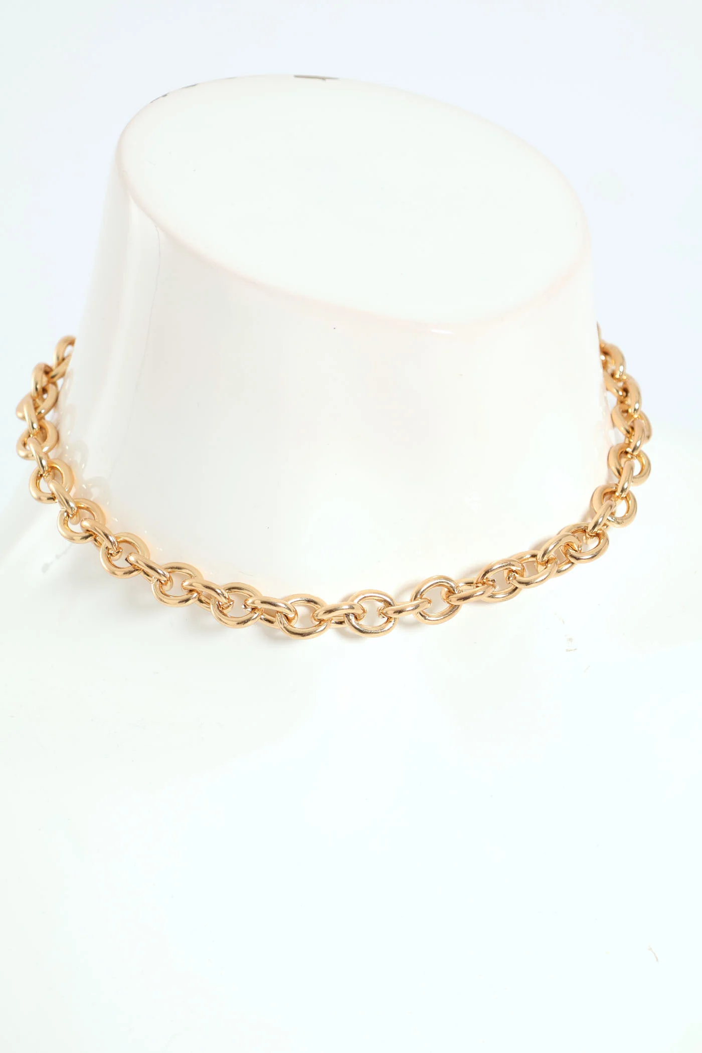 Feminine Statement Necklace - Gold - Image 3