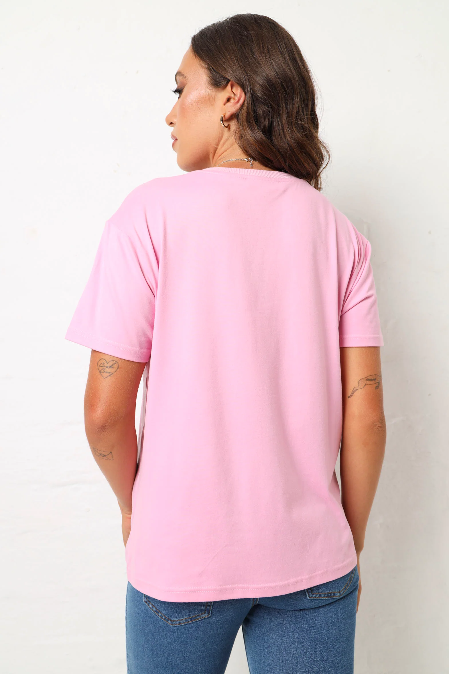 Fierce Girls Screen Tee - Pink - Image 3