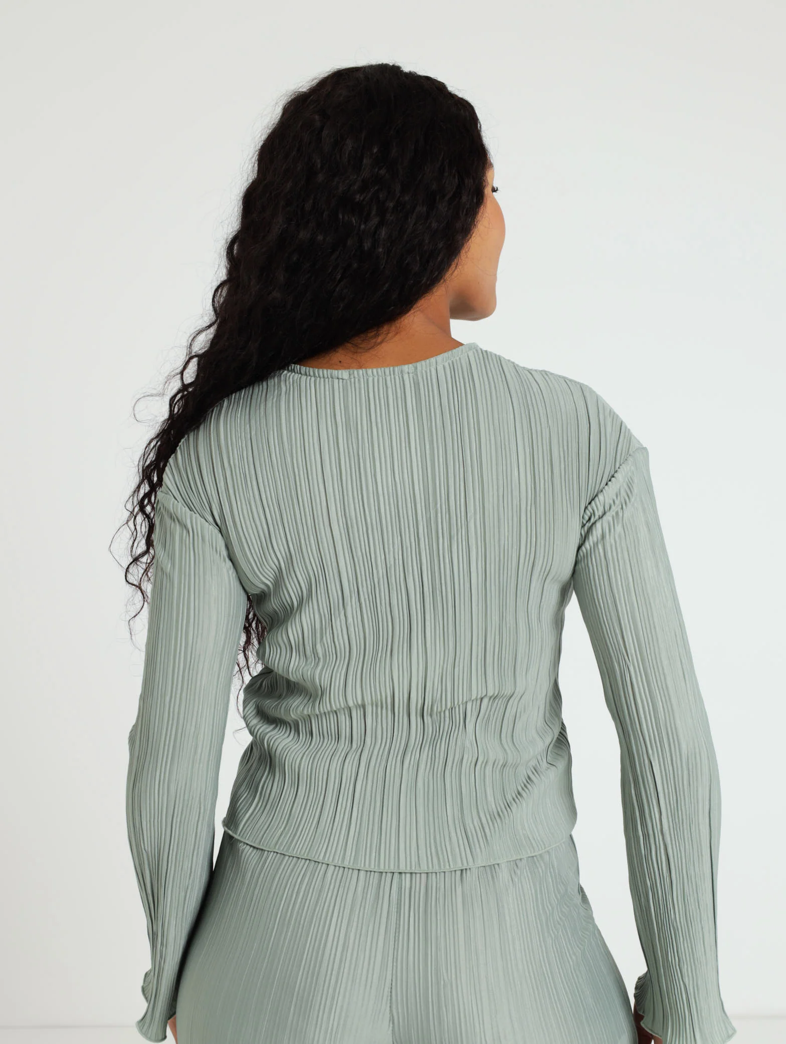 Flared Sleeve Bodre Top - Image 4