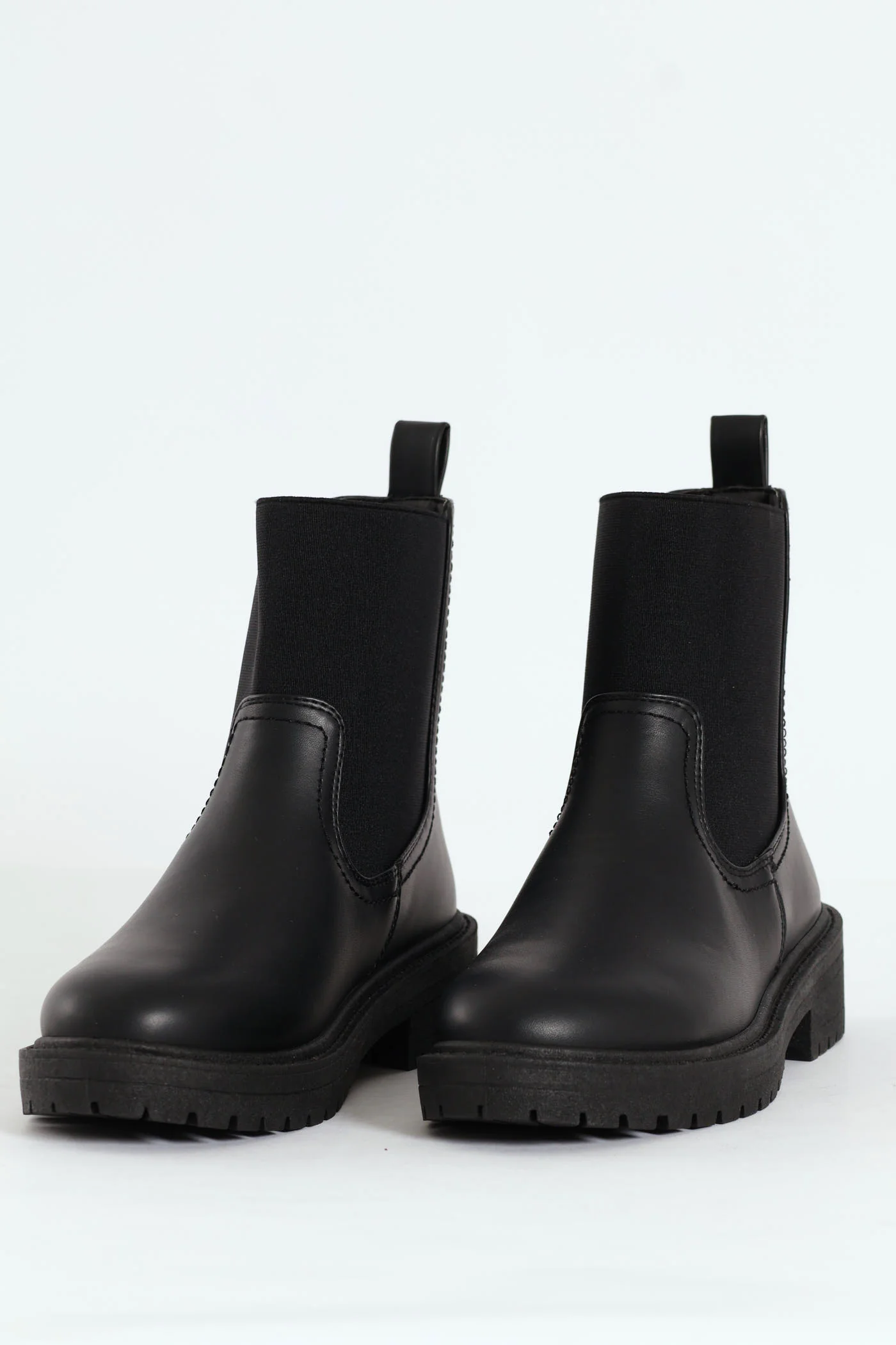 Flat Ankle Chelsea Boot - Black - Image 2