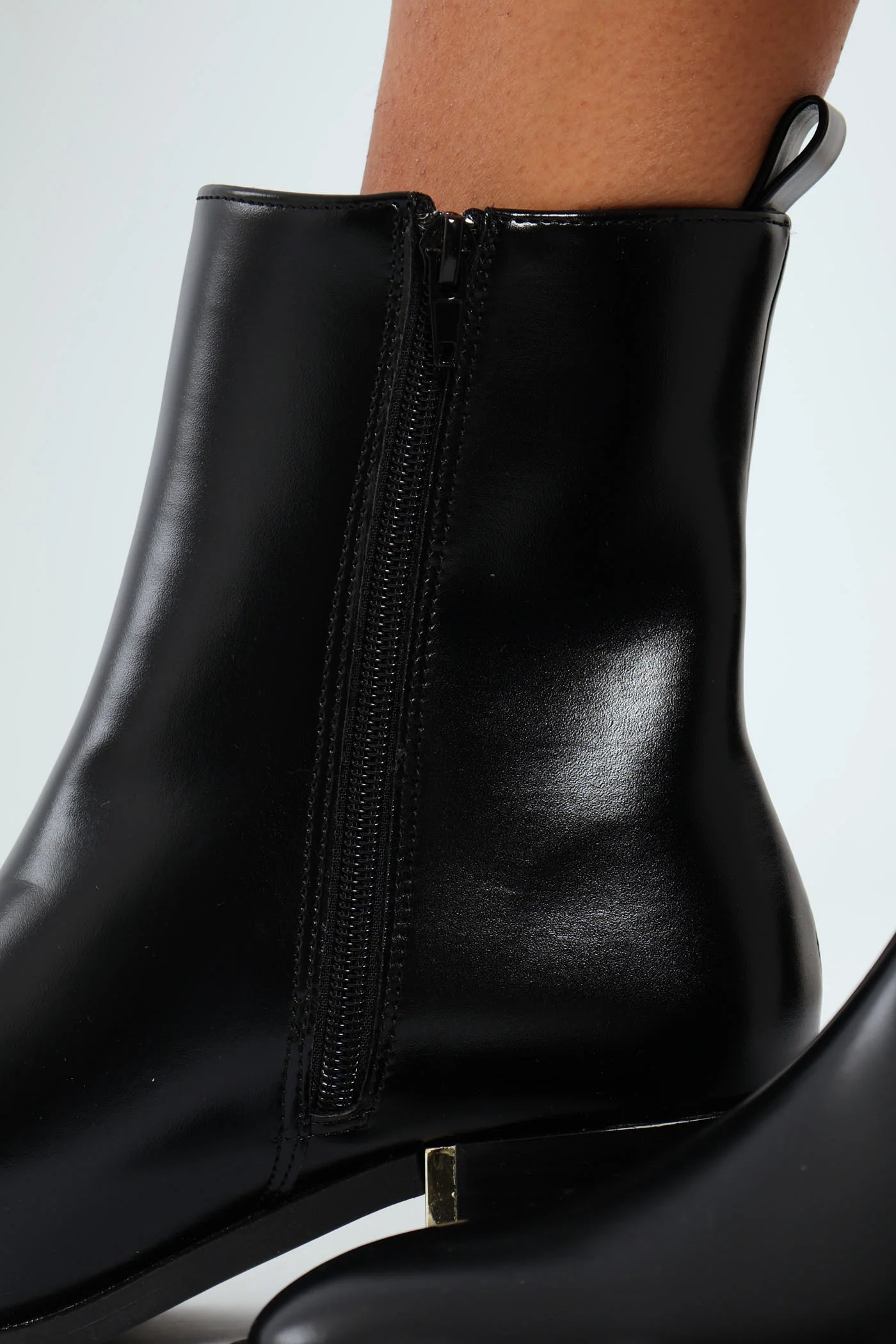 Flat Ankle Chelsea Boot - Black - Image 4