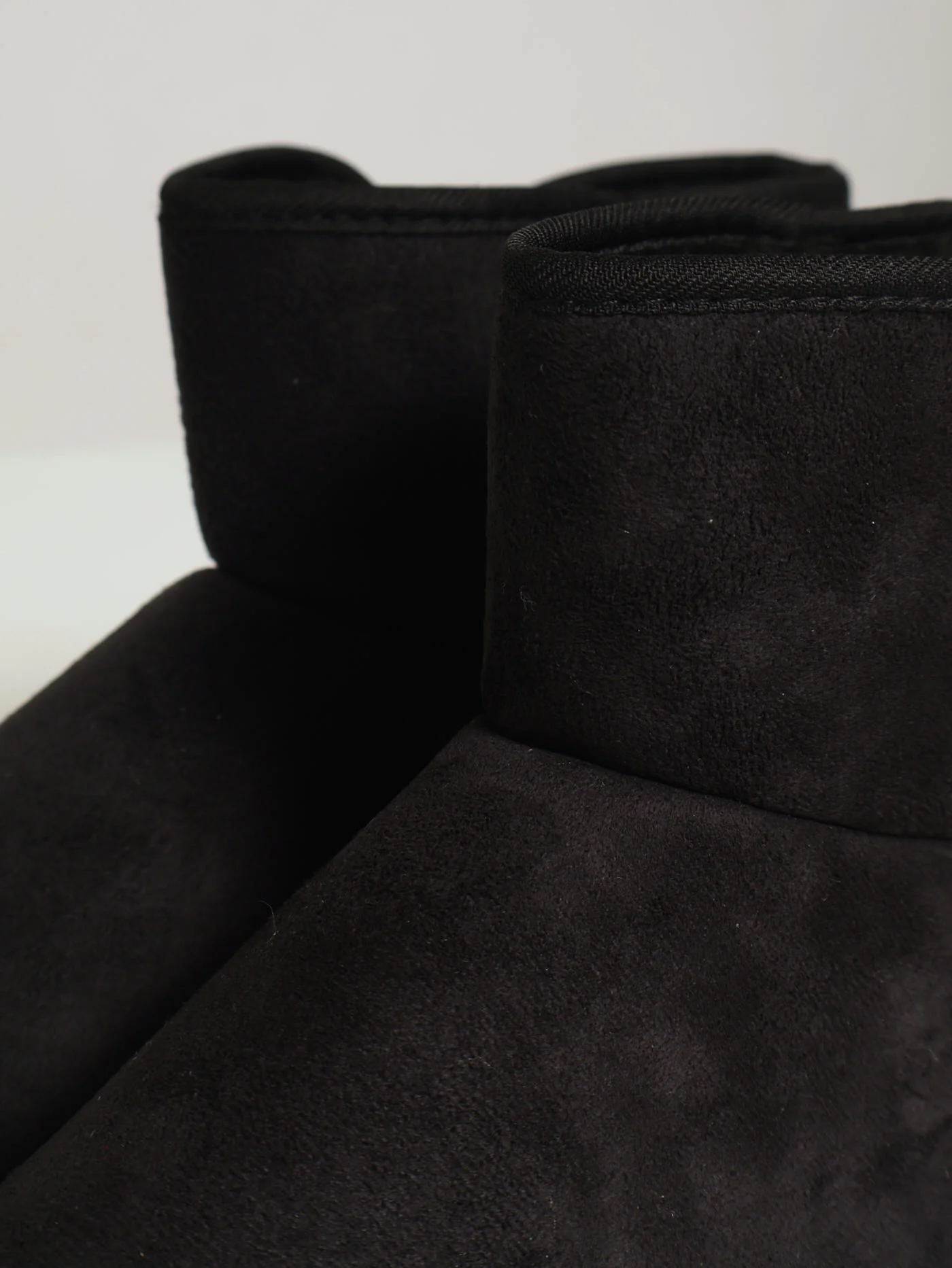 Flat Ankle Slipper Boots - Black - Image 5