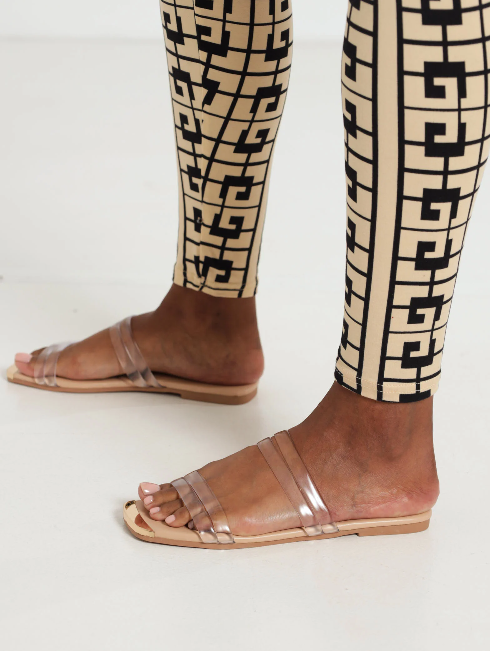 Flat Multi Vinyl Strap Sandal - Image 2