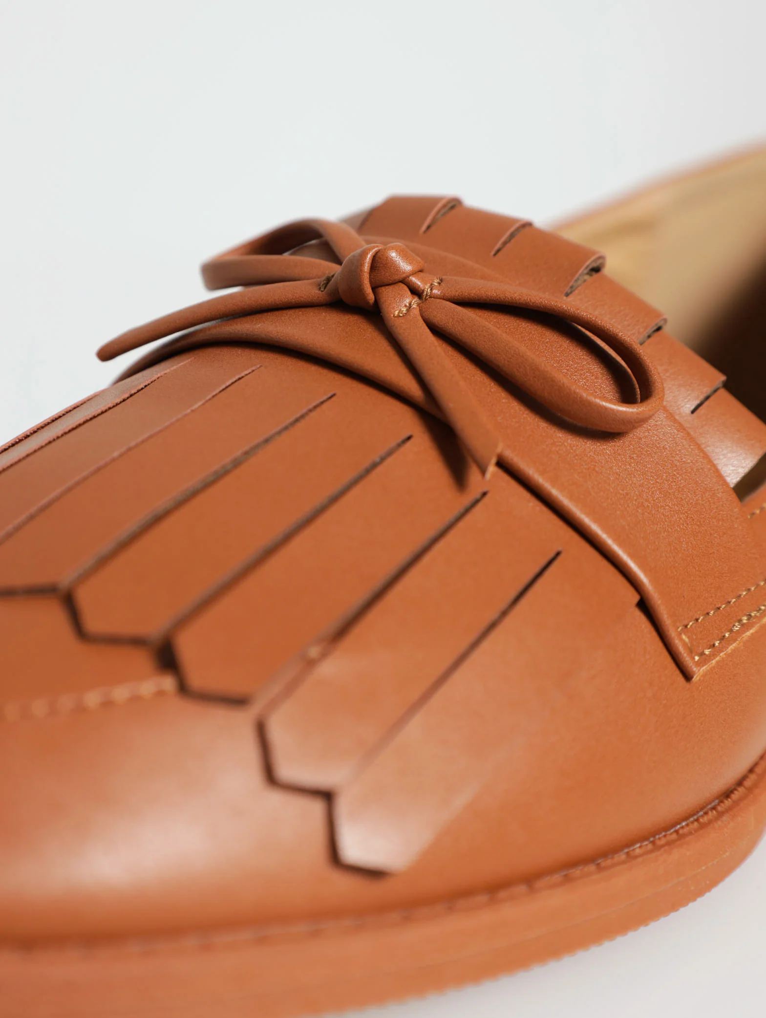 Flat Tassled Loafer With Bow - Image 5