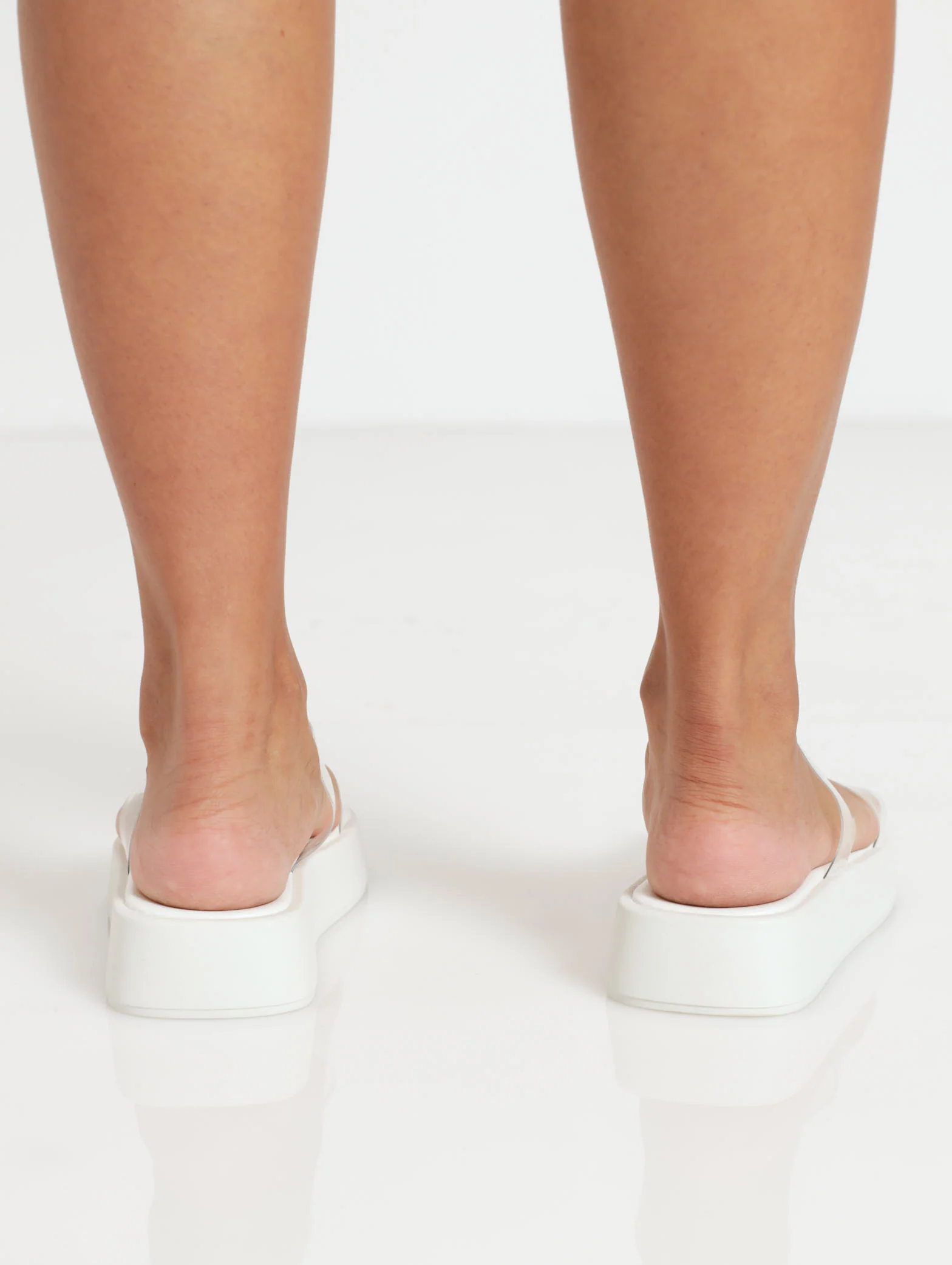 Flatform Vinyl Double Strap Pushin - Image 3