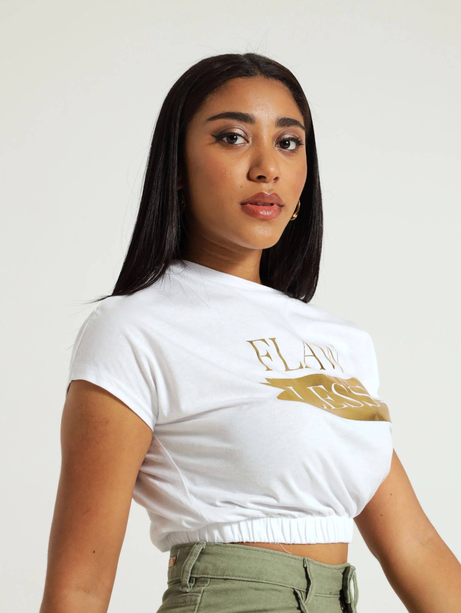Flawless Elasticated Tee - Image 2