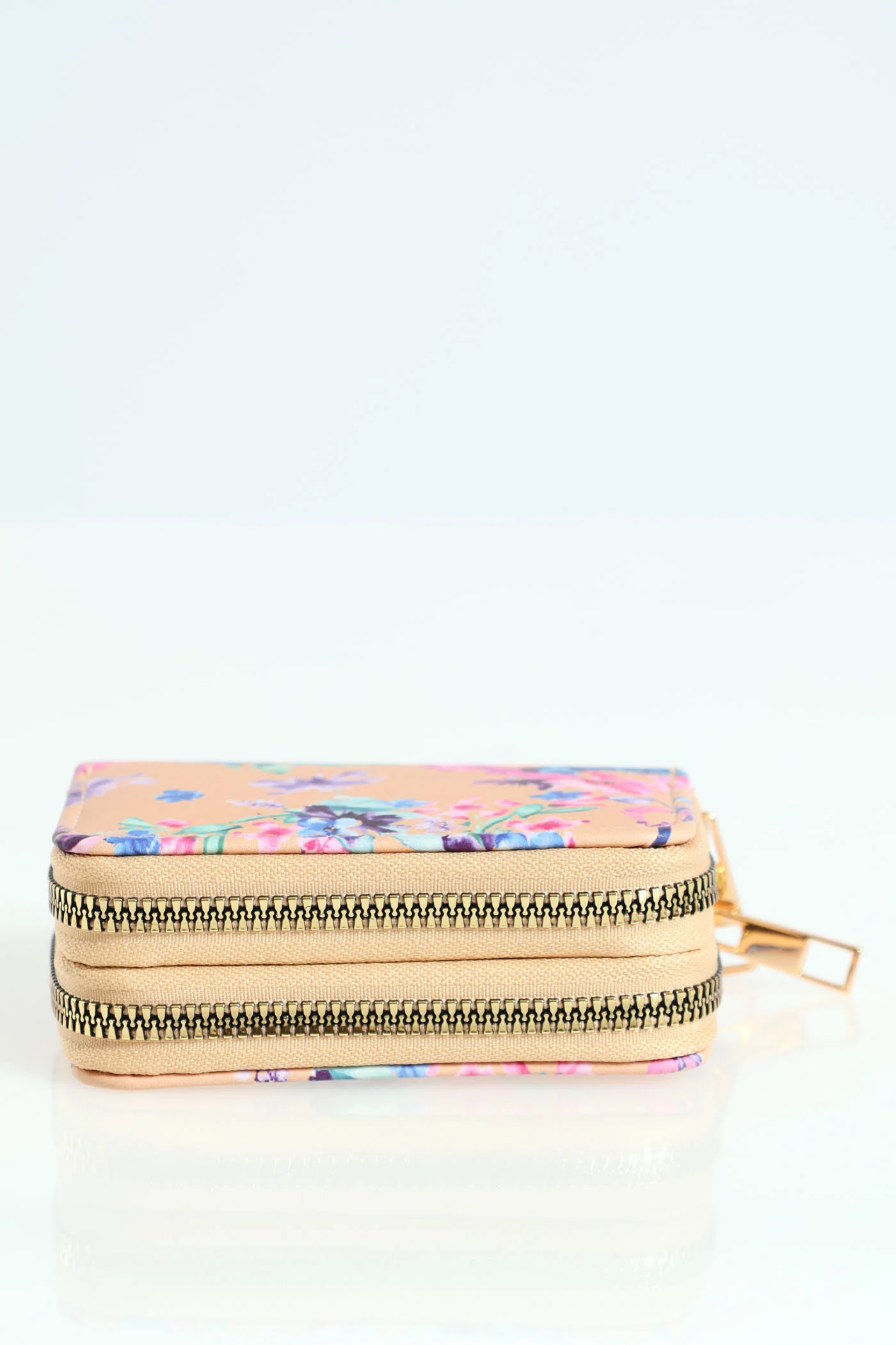 Floral Double Zip Wallet - Multi - Image 2