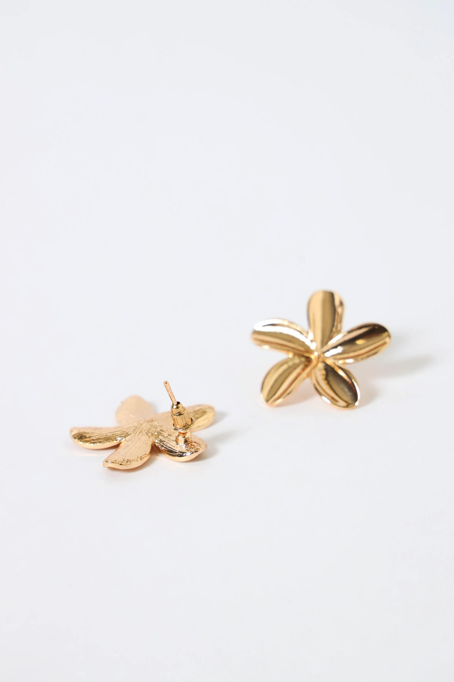 Franginpani Statement Earrings - Gold - Image 2