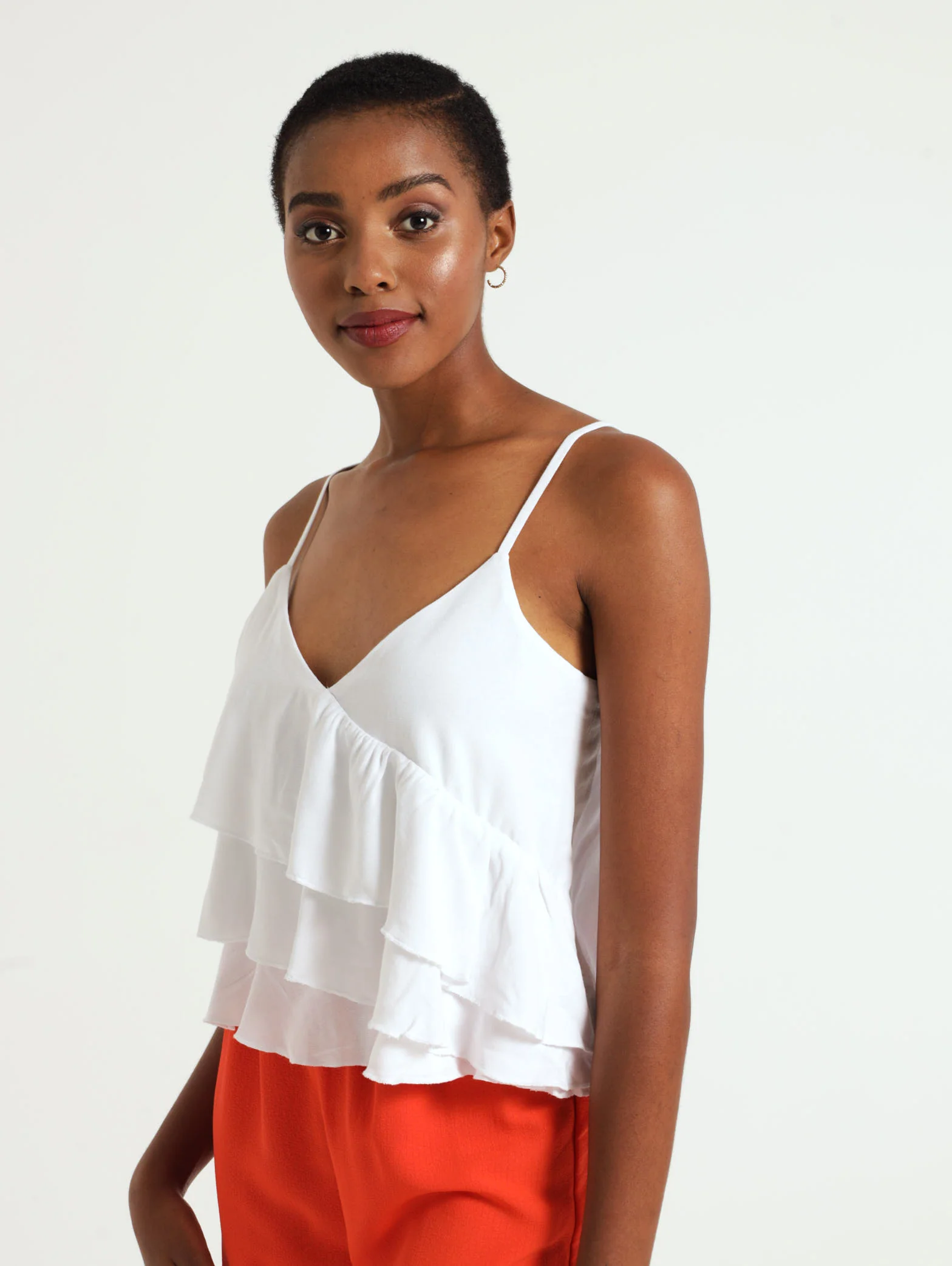 Frill Linen Cami - Image 2