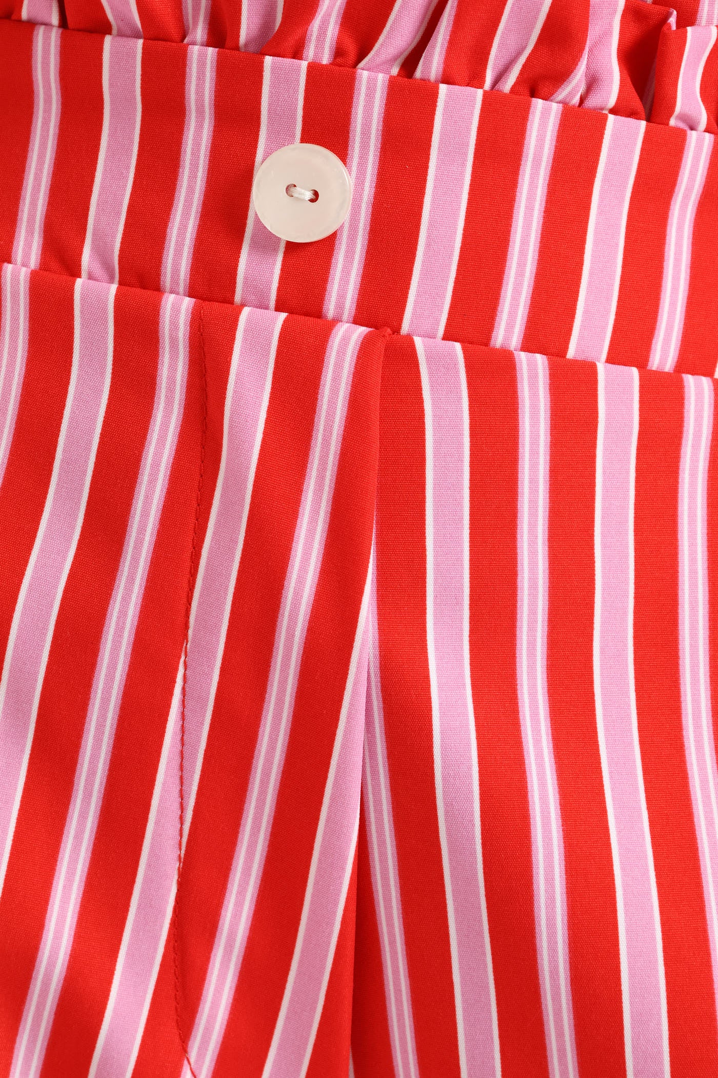 Frill Waist Poplin Shorts - Multi - Image 4