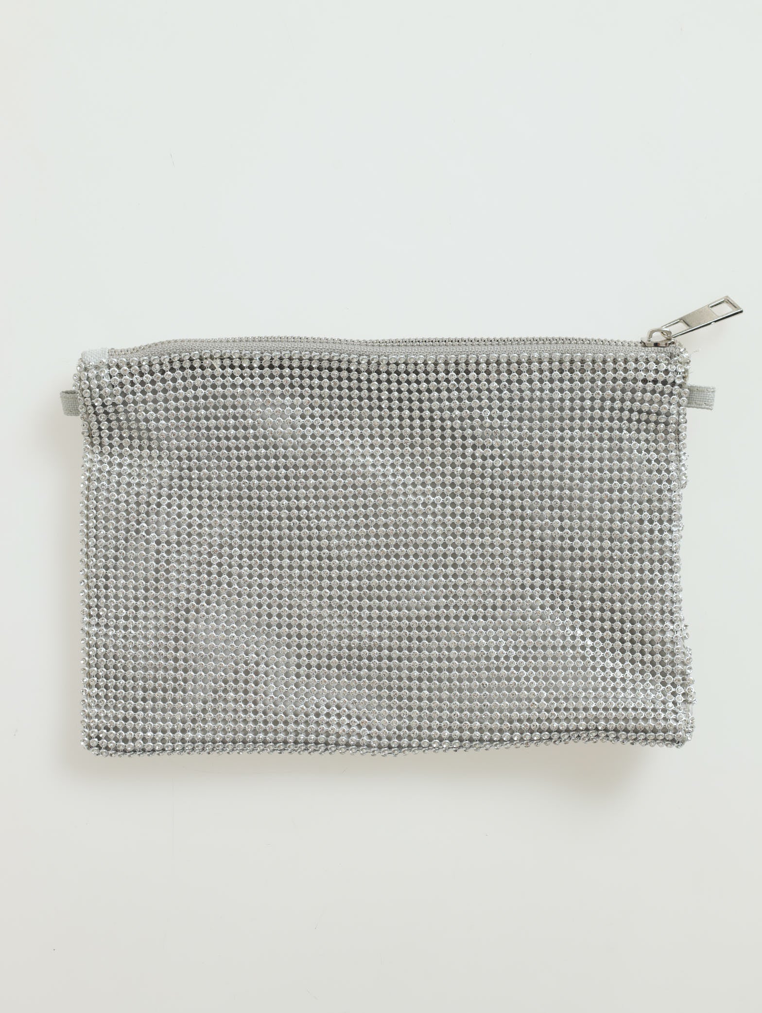 Full Diamante Party Bag - Silver