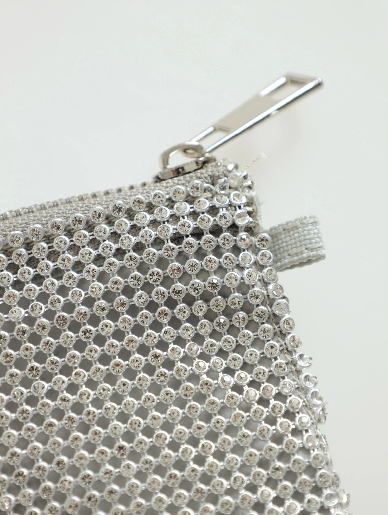 Full Diamante Party Bag - Silver - Image 2