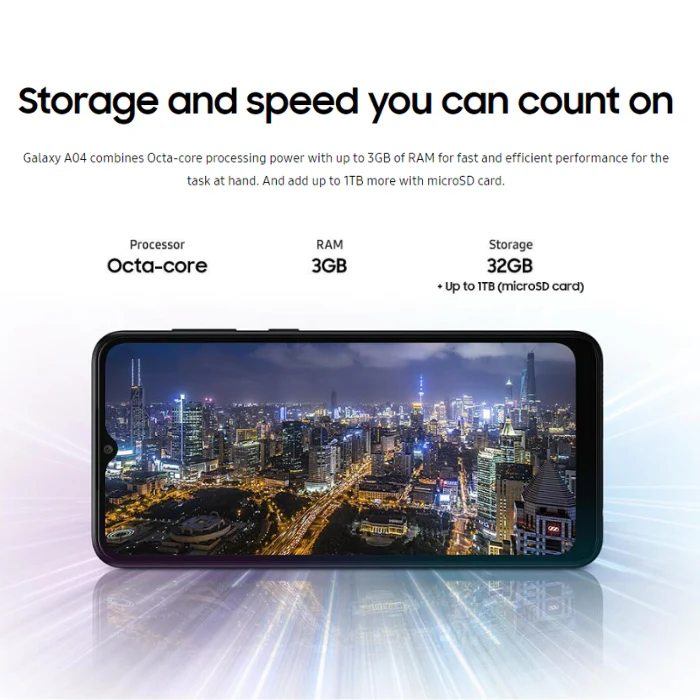 Galaxy A04 Dual Sim  Black Cellphone MTN - Image 7