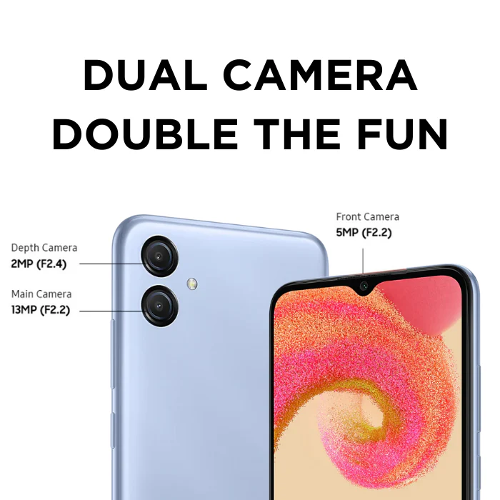 Galaxy A04E 32GB Dual Sim Blue Open Network - Image 3