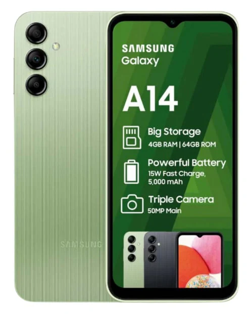 Galaxy A14 Dual Sim Green Cellphone MTN