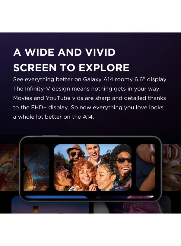 Galaxy A14 Dual Sim Green Cellphone MTN - Image 4