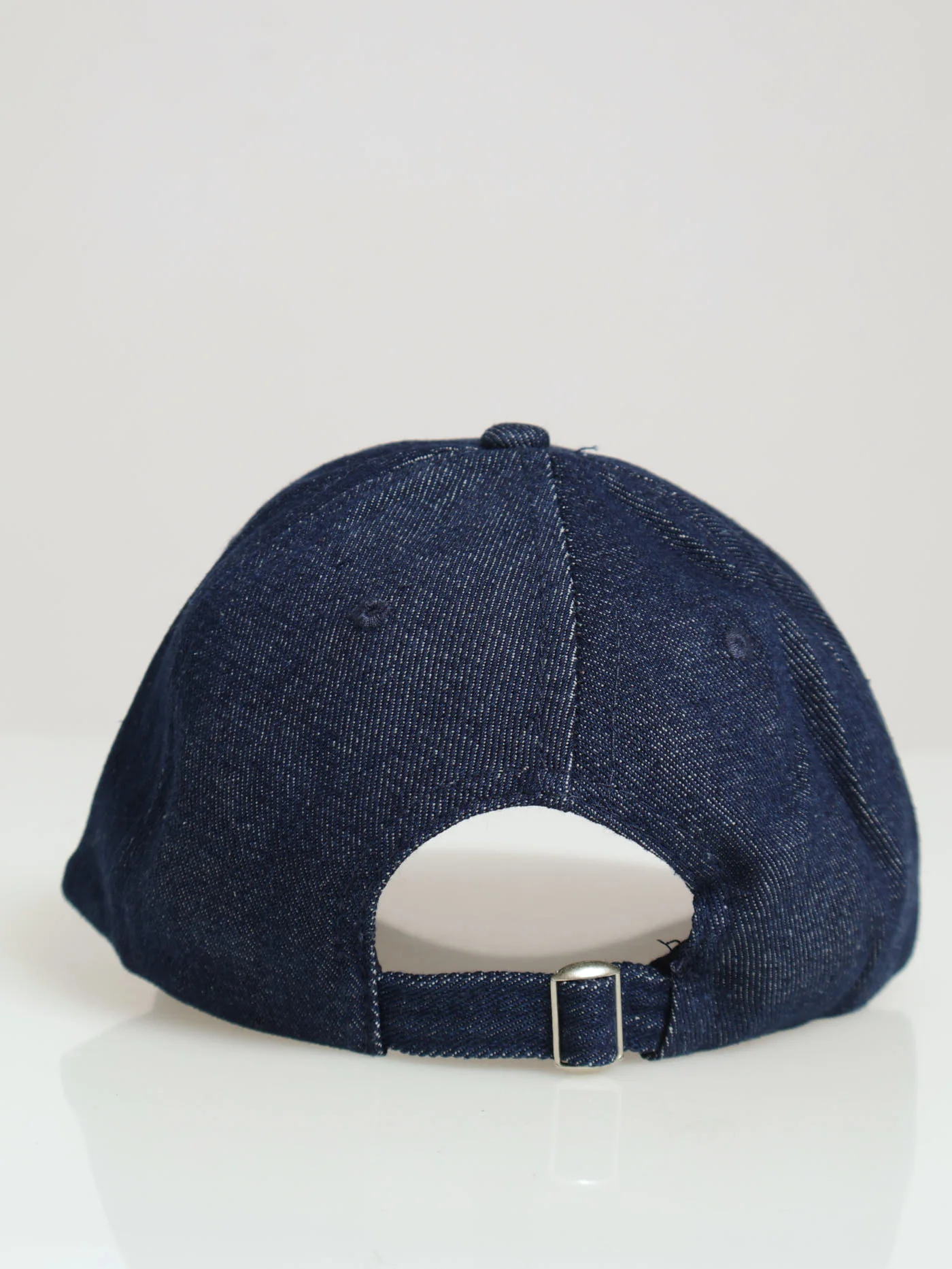 Gem Front Denim Peak Cap - Image 3