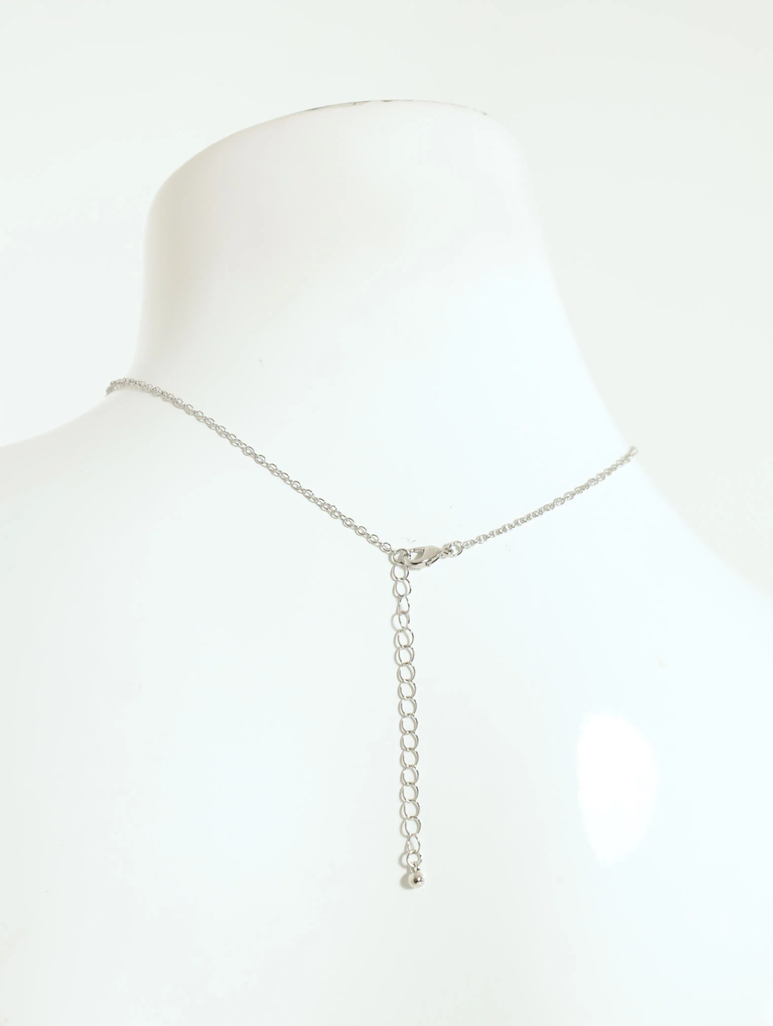 Gem Heart Necklace With Gem Heart Studs - Image 3