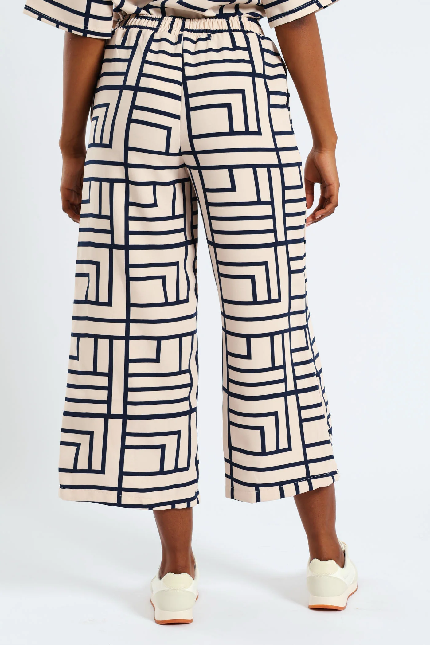 Geo Barbi Culotte Pants - Navy - Image 5