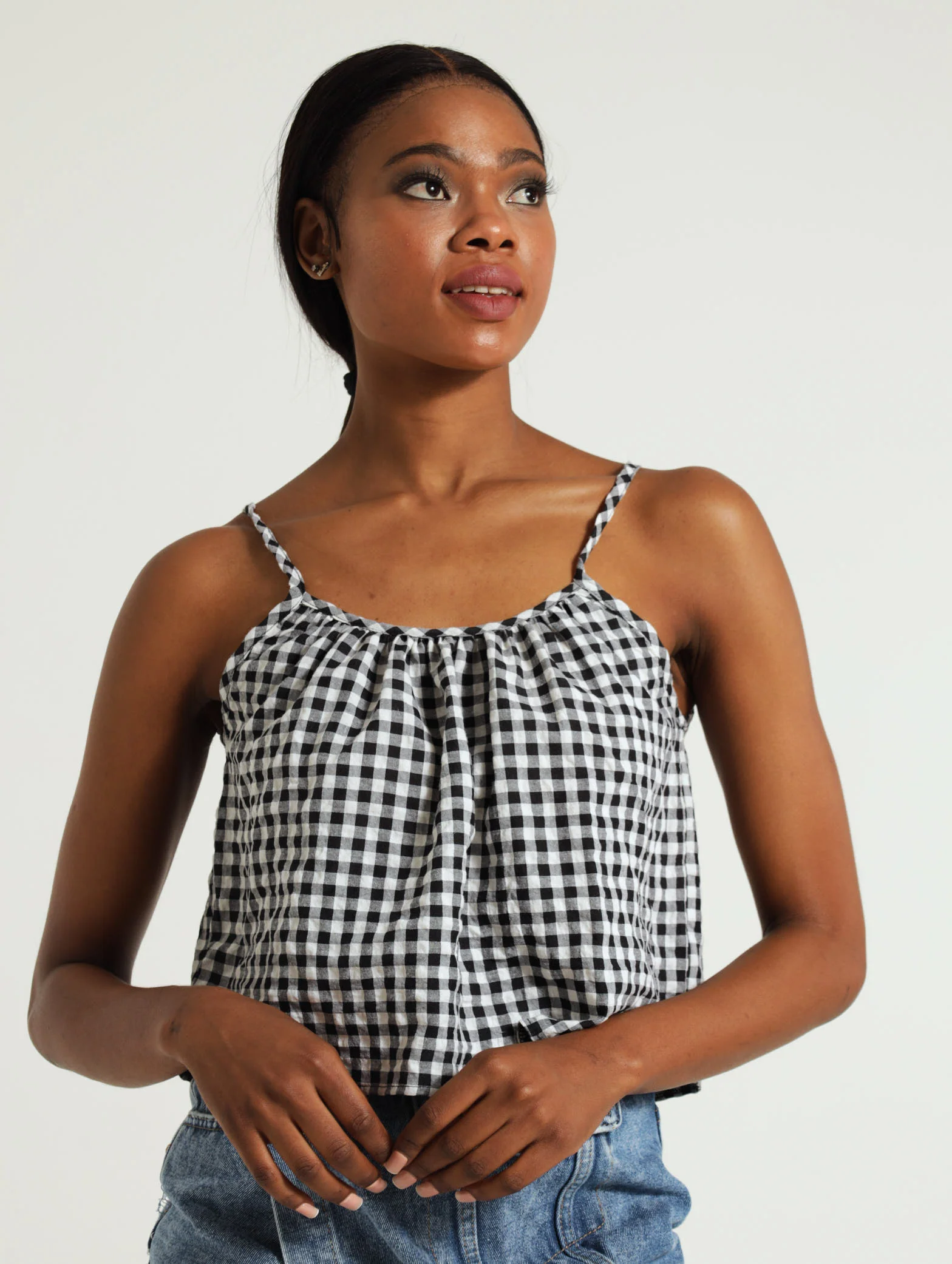 Gingham Cami