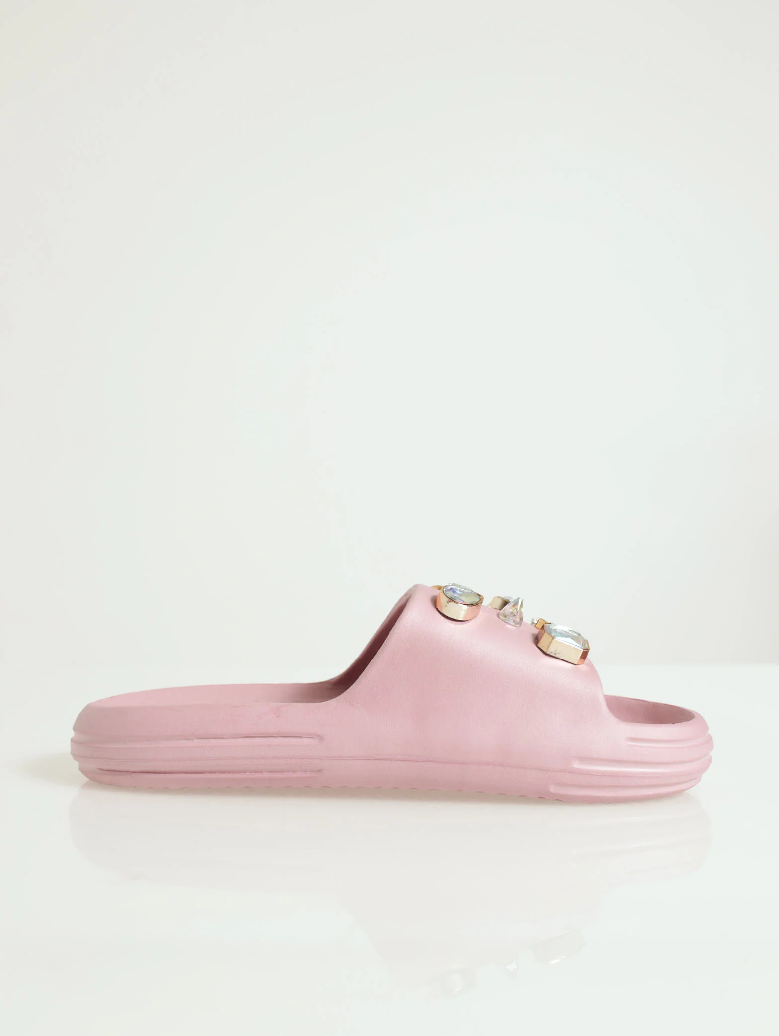 Glitzy Stud Embellished Eva Slide - Image 2