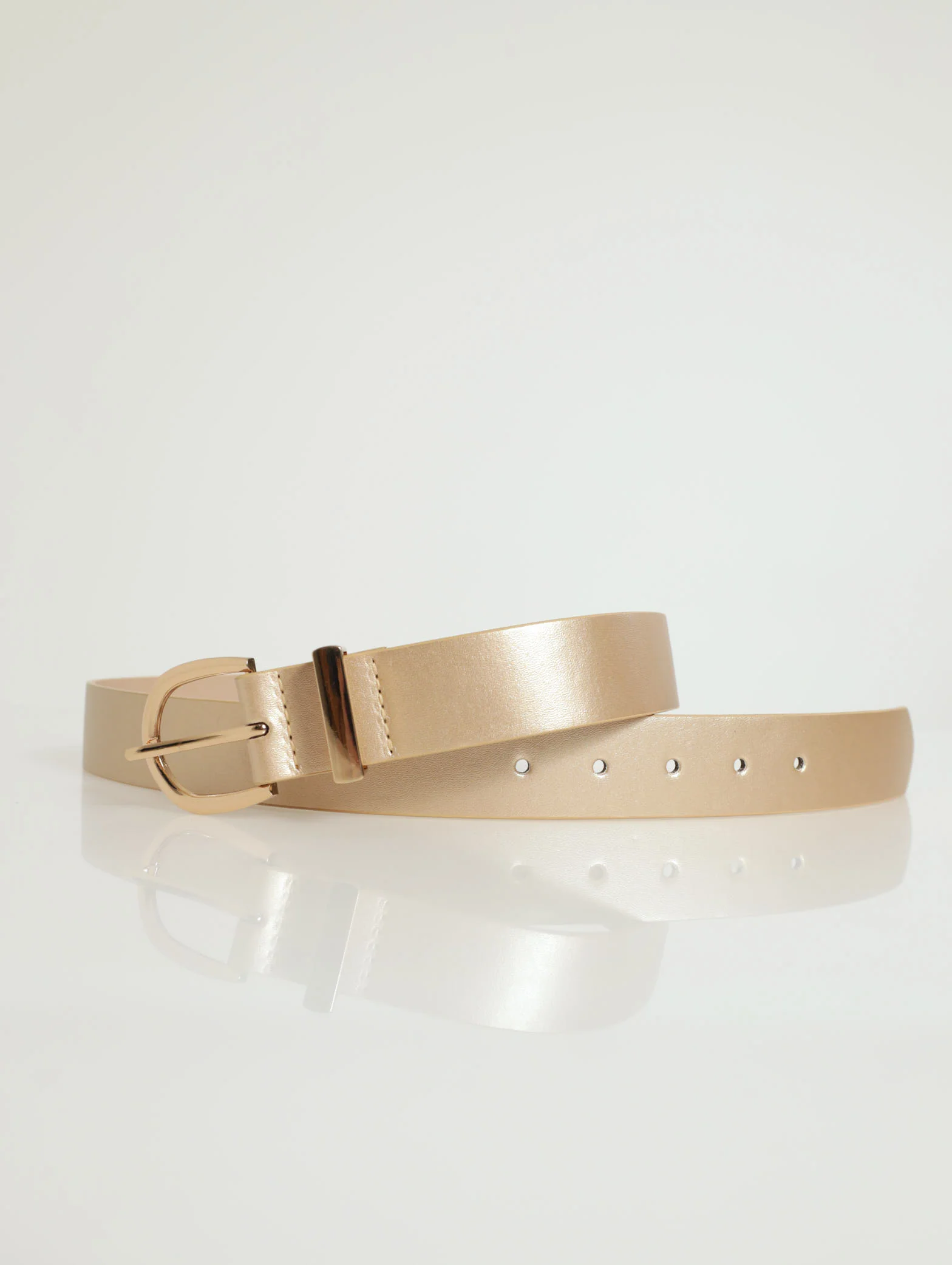 Gold Buckle & Loop Core Belt - Image 2