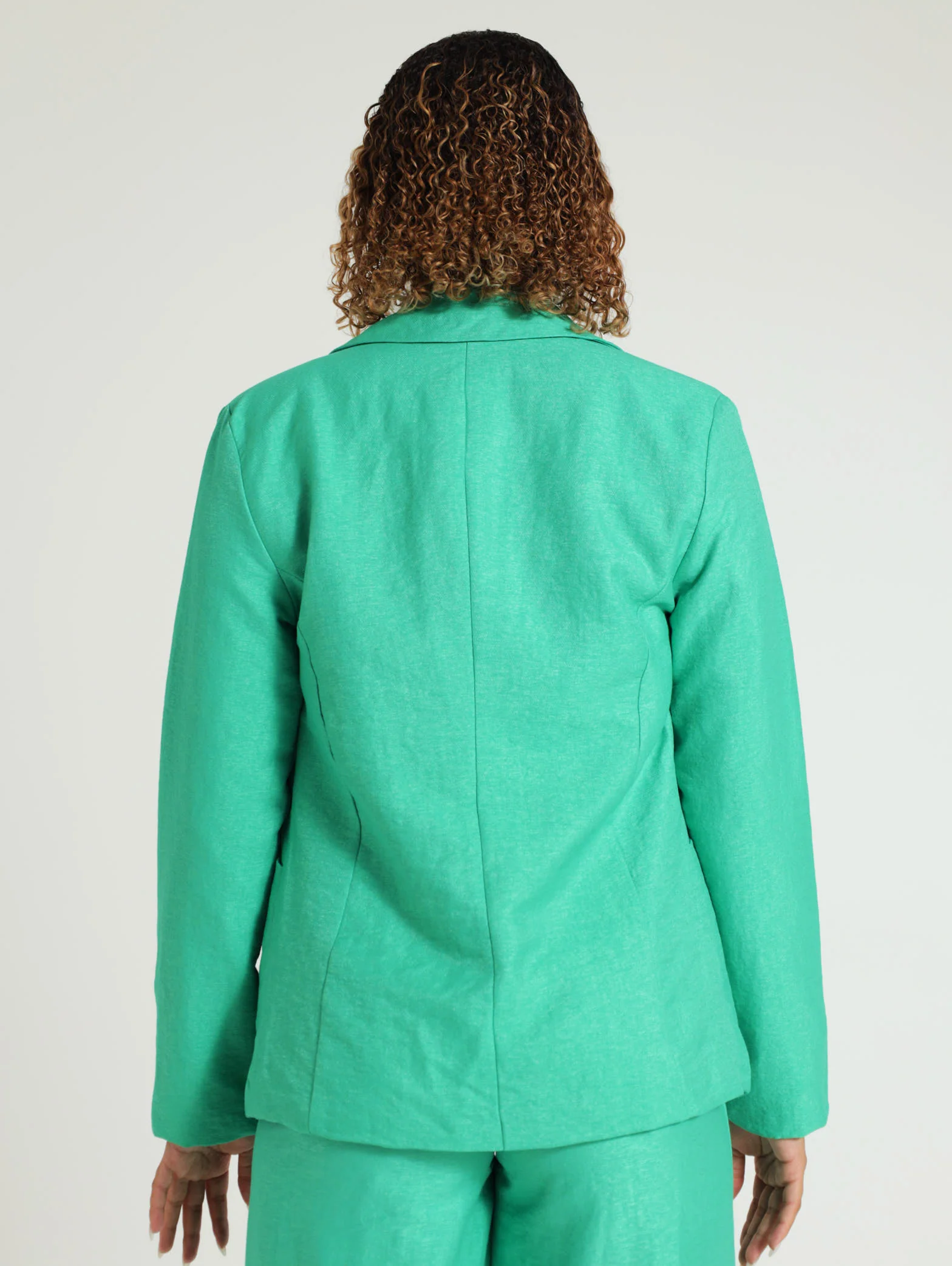 Gold Button Single Breasted Blazer - Image 4