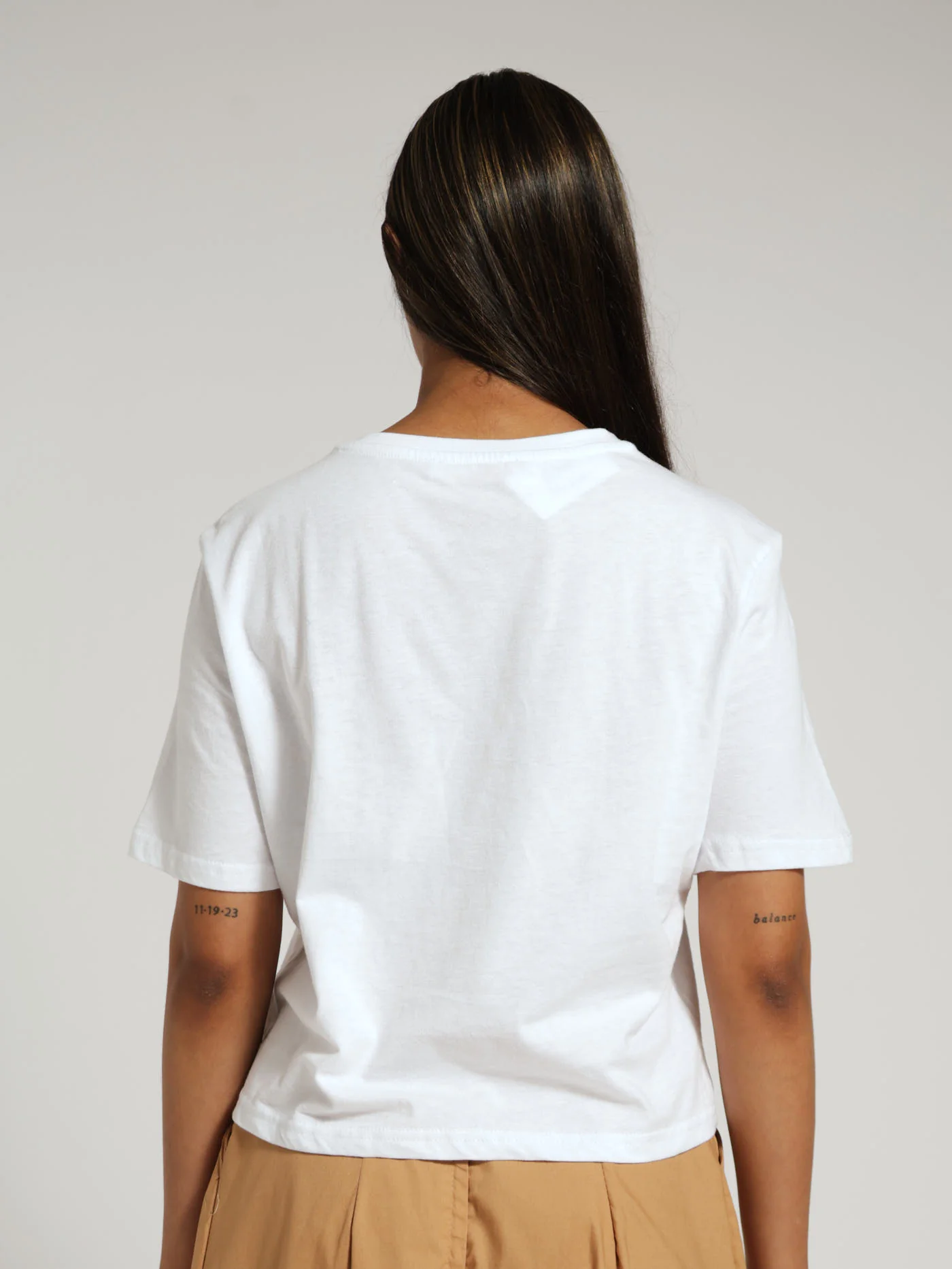 Graphic Face Tee - White - Image 4
