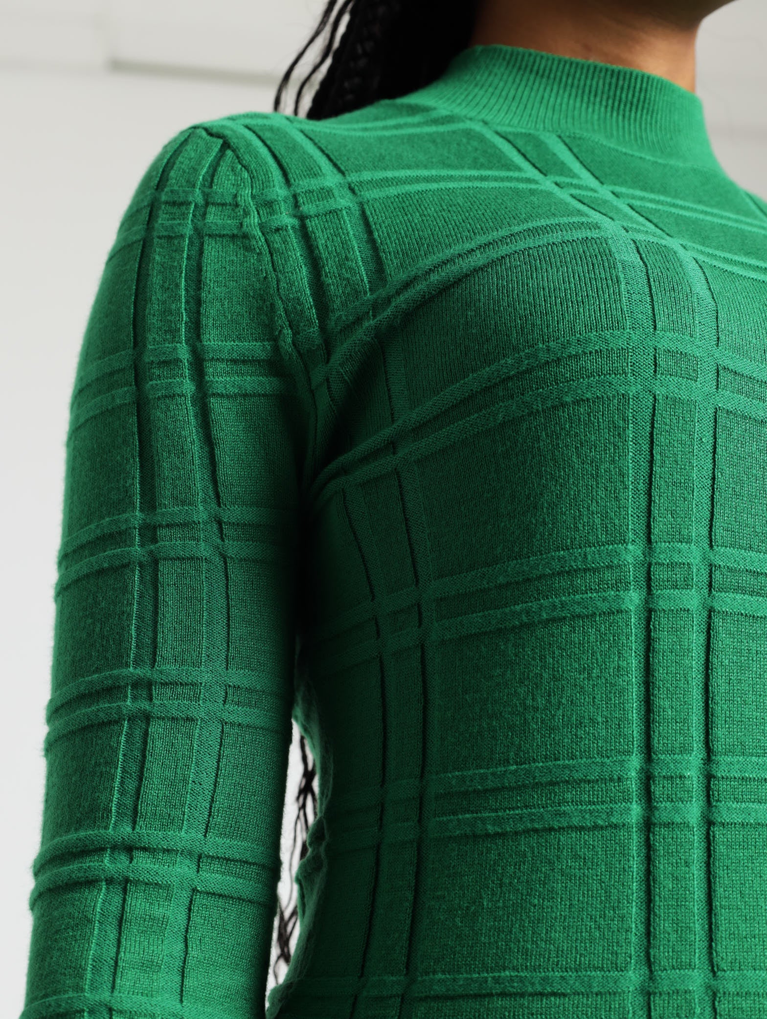 Gridlock Check Pullover - Green - Image 4