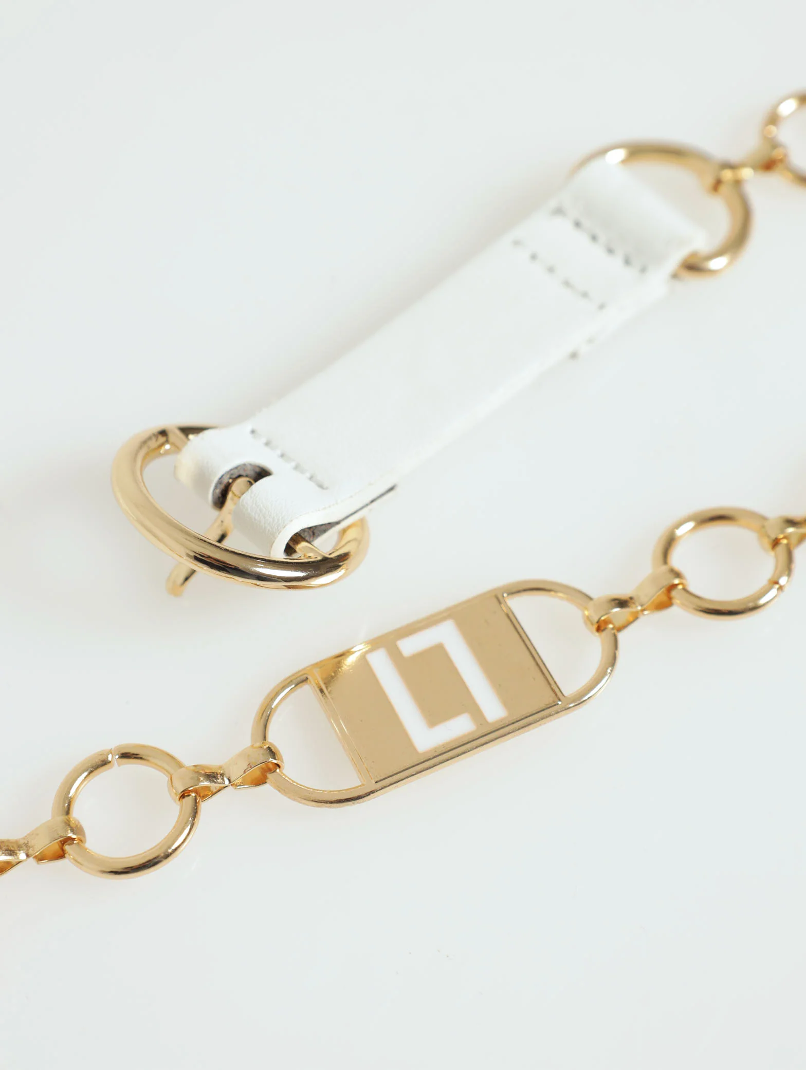 Half PU Half Chain Belt - Image 2