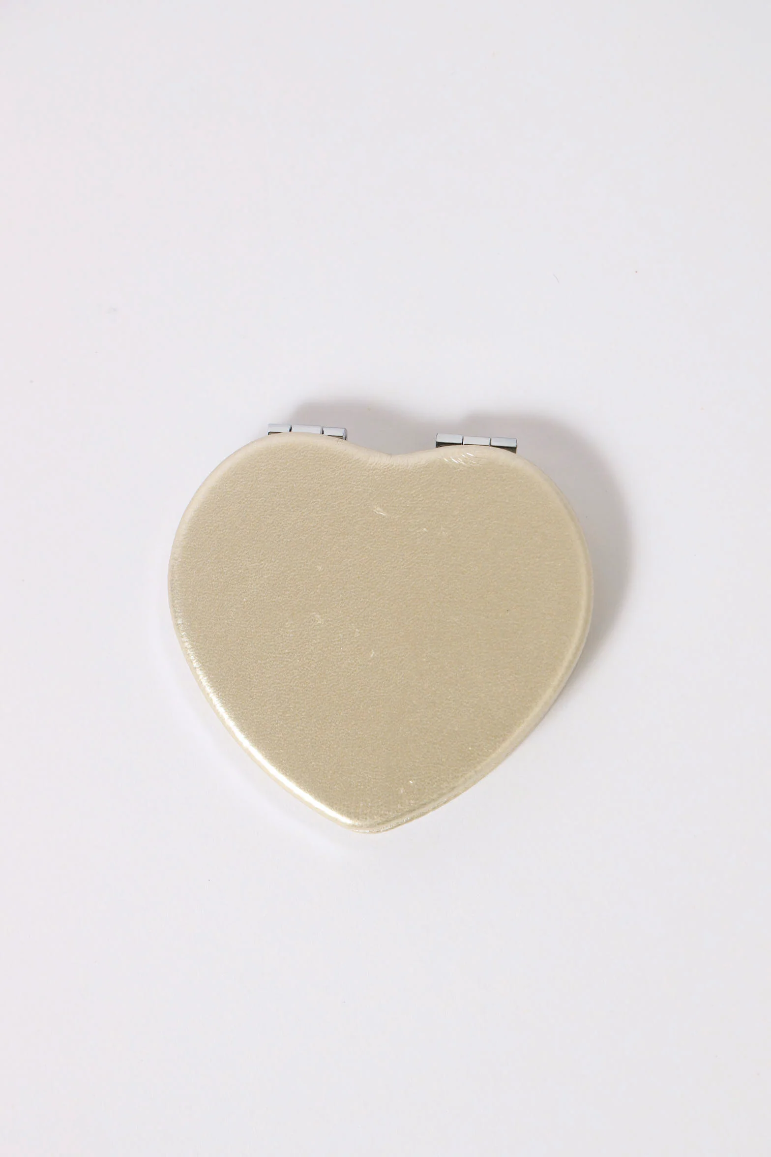 Heart Compact Mirror - Gold - Image 3