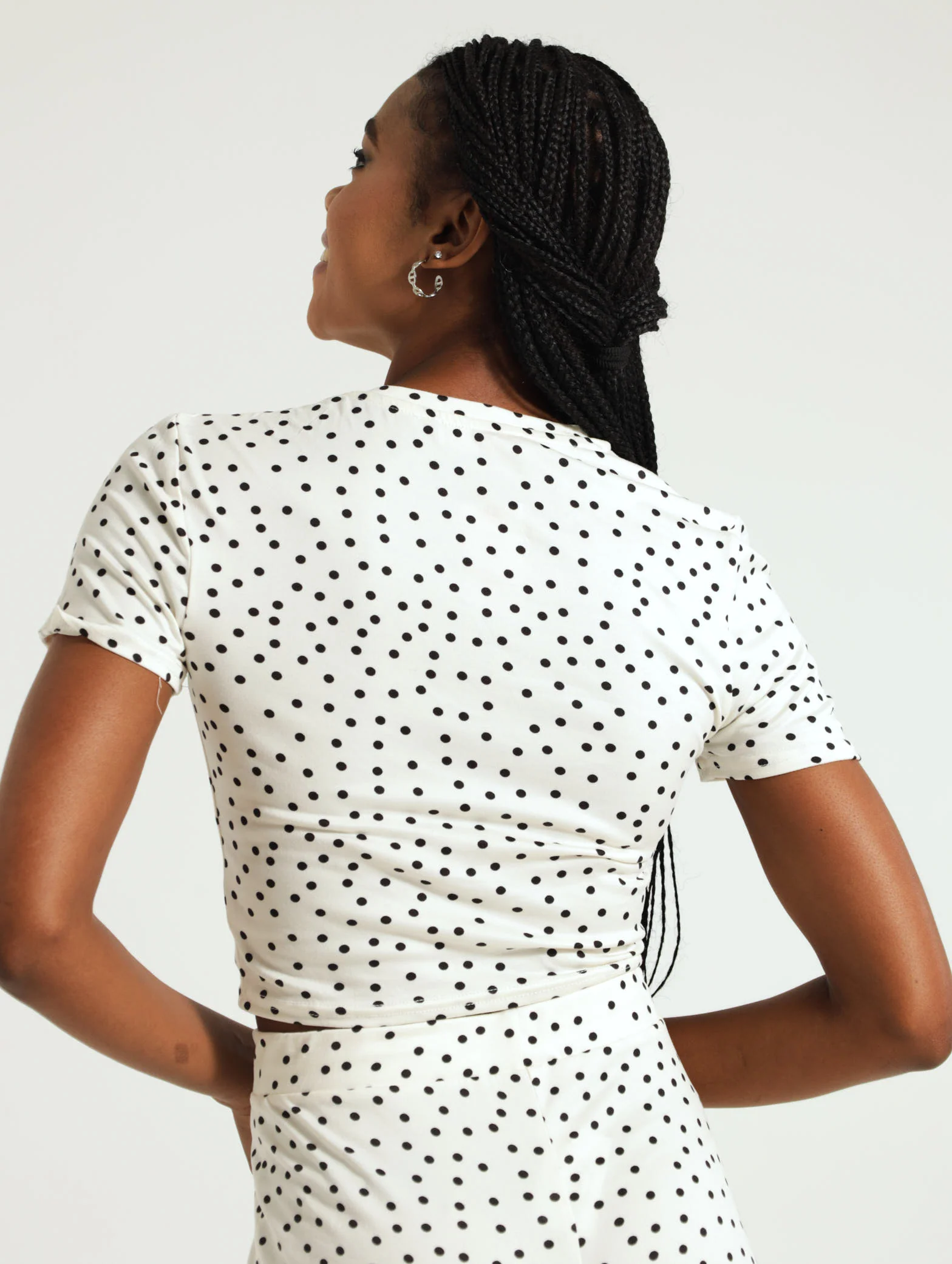 Heart Detail Polka Dot Tee - Image 3