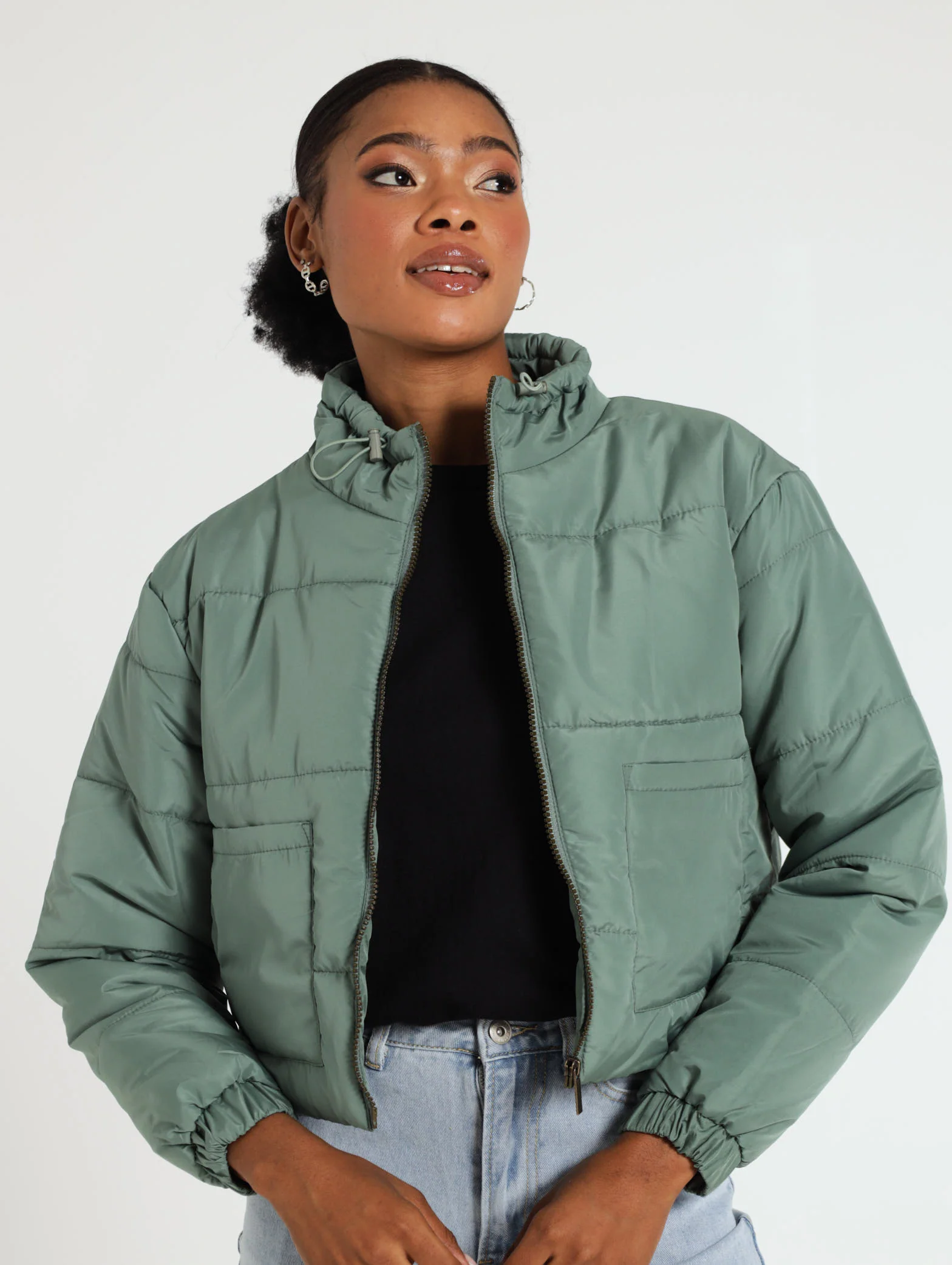 Hi Neck Padded Puffer