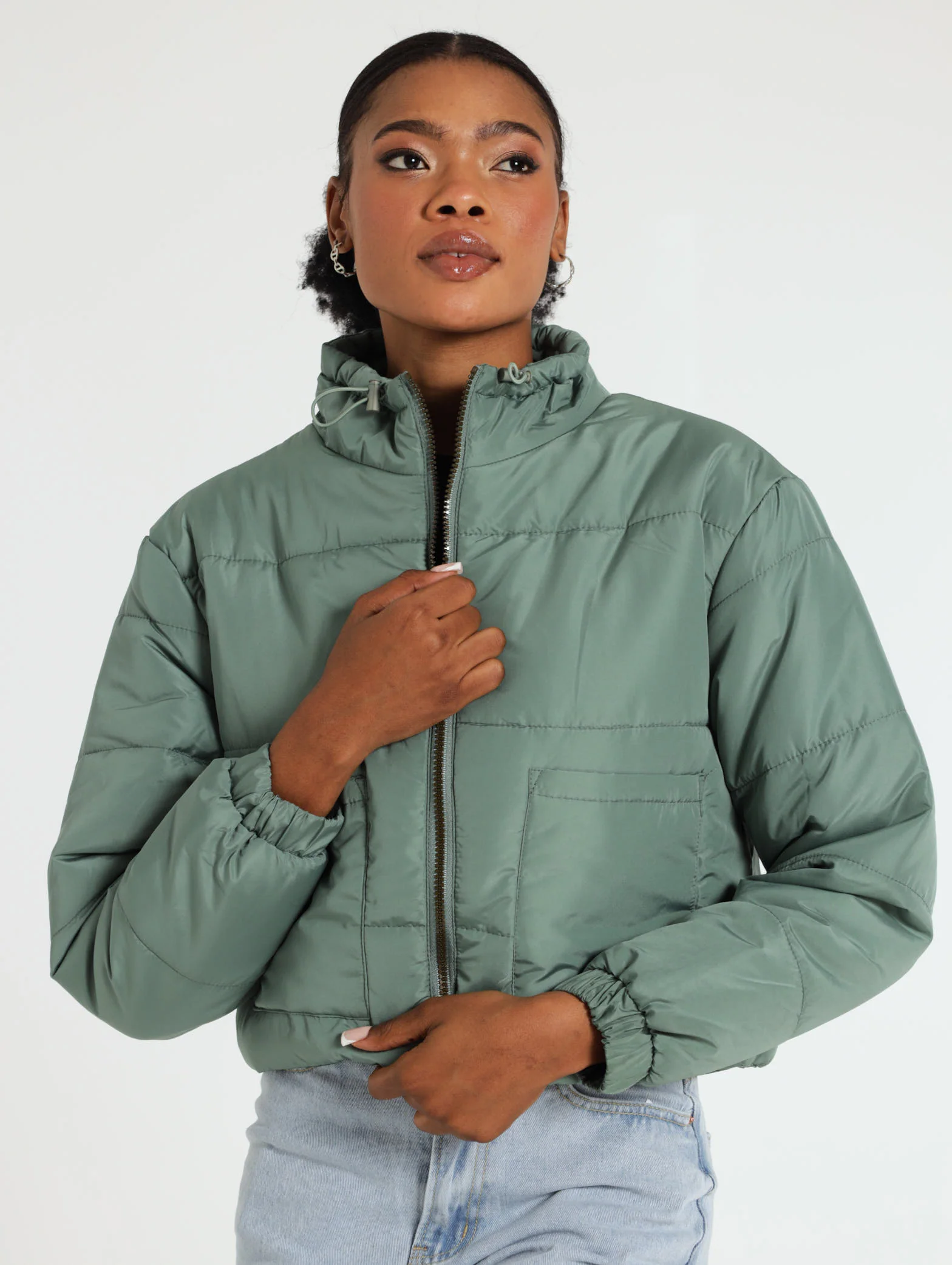 Hi Neck Padded Puffer - Image 3