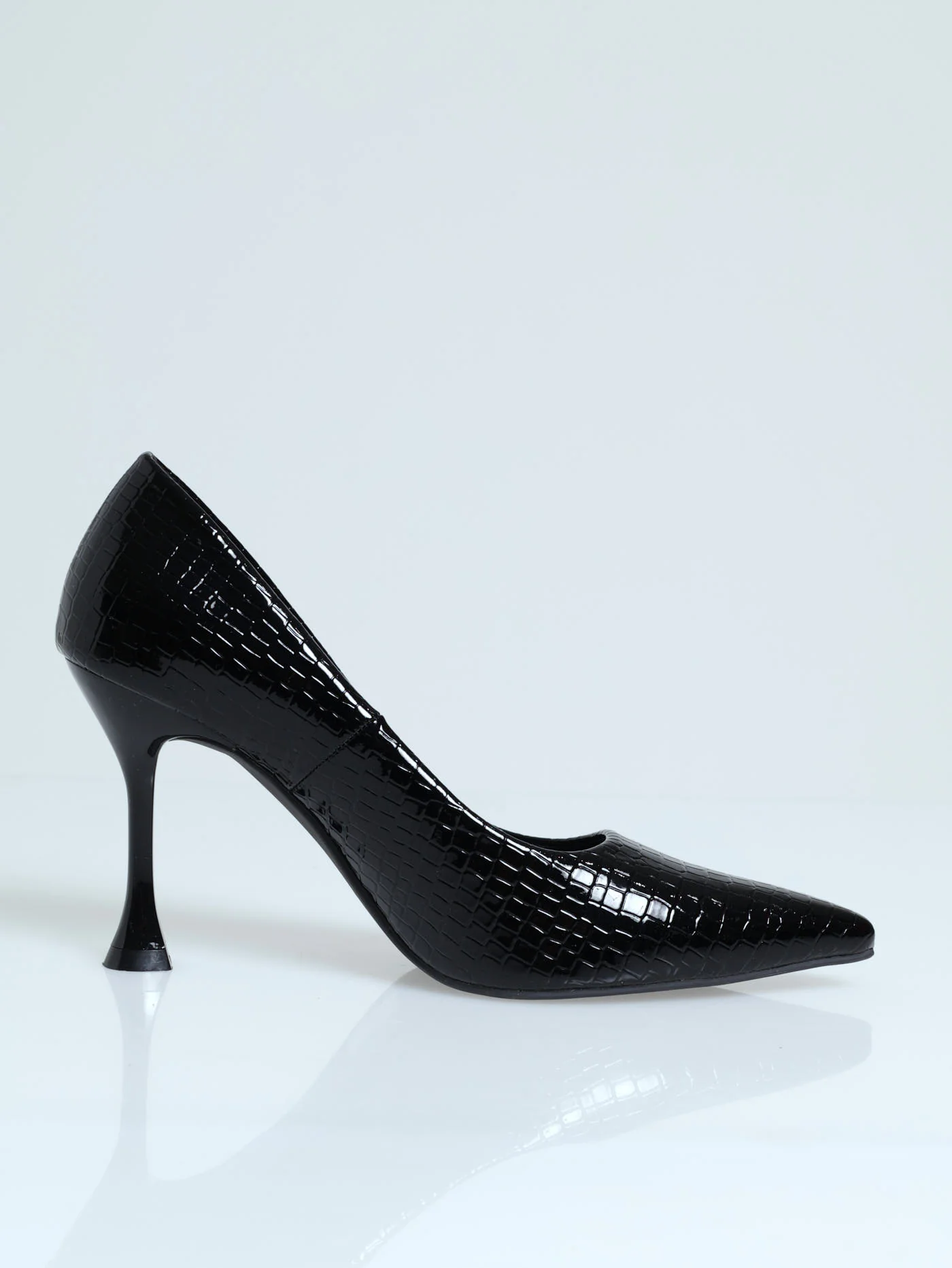 Hi Shaped Classic Full Court Stiletto - Black - Image 2